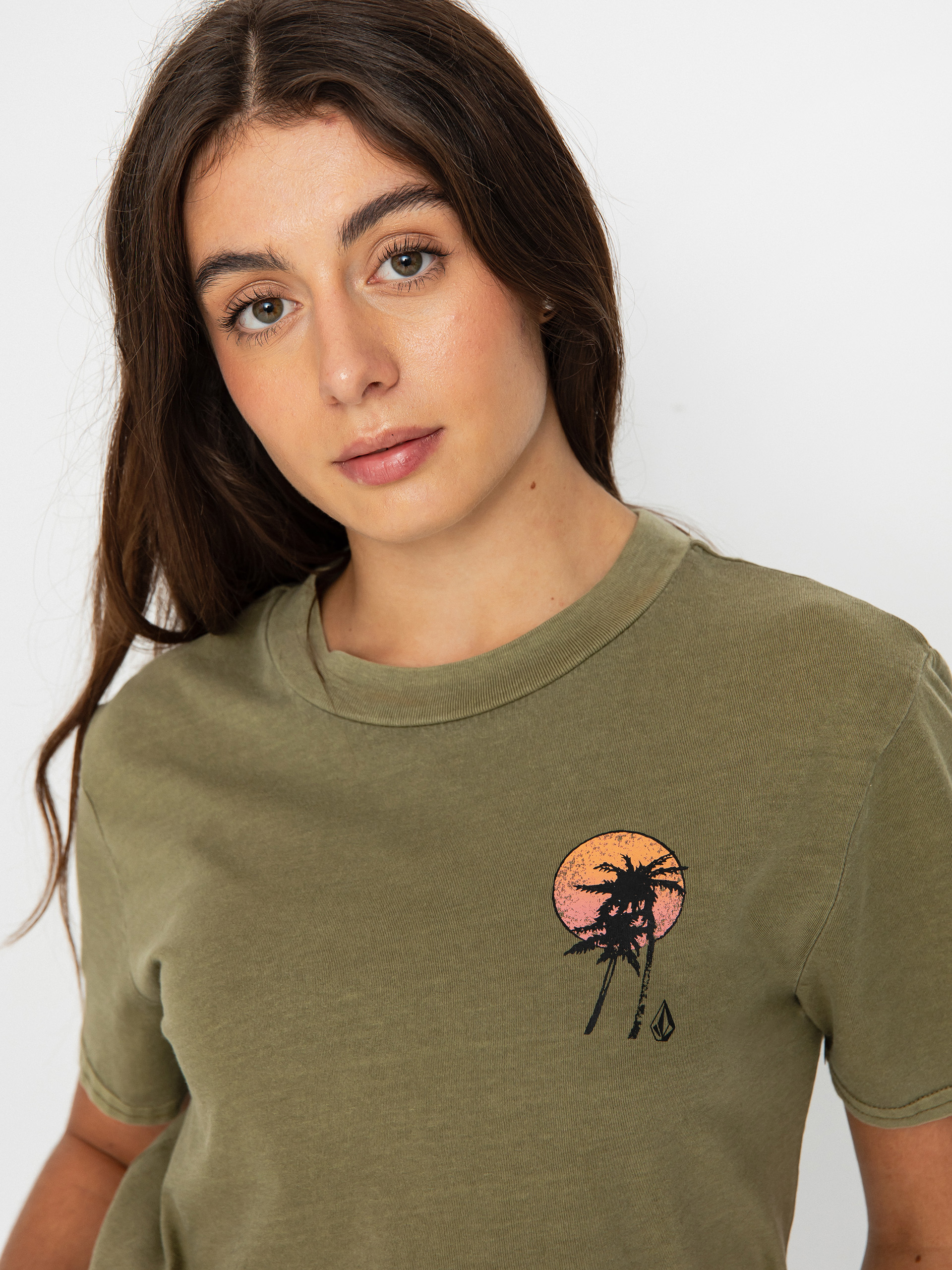 T-shirt Volcom Lock It Up Wmn (moss)