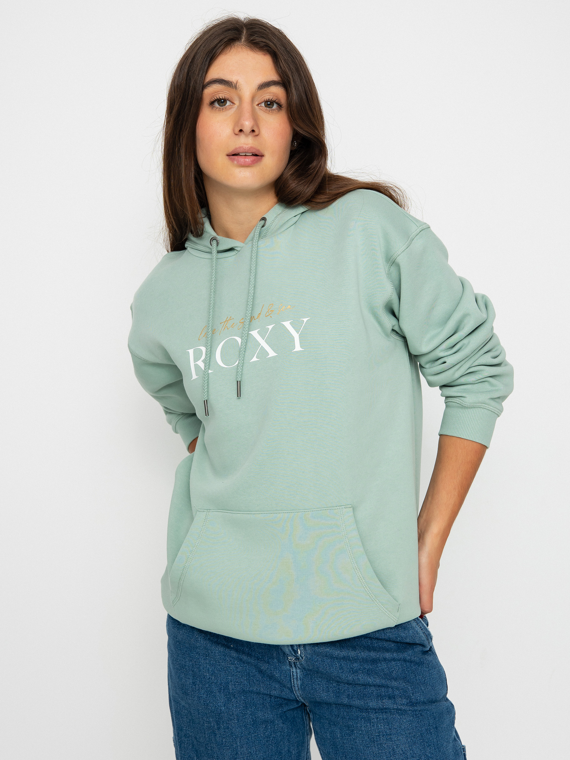 Bluza z kapturem Roxy Surf Stok HD Wmn (blue surf)