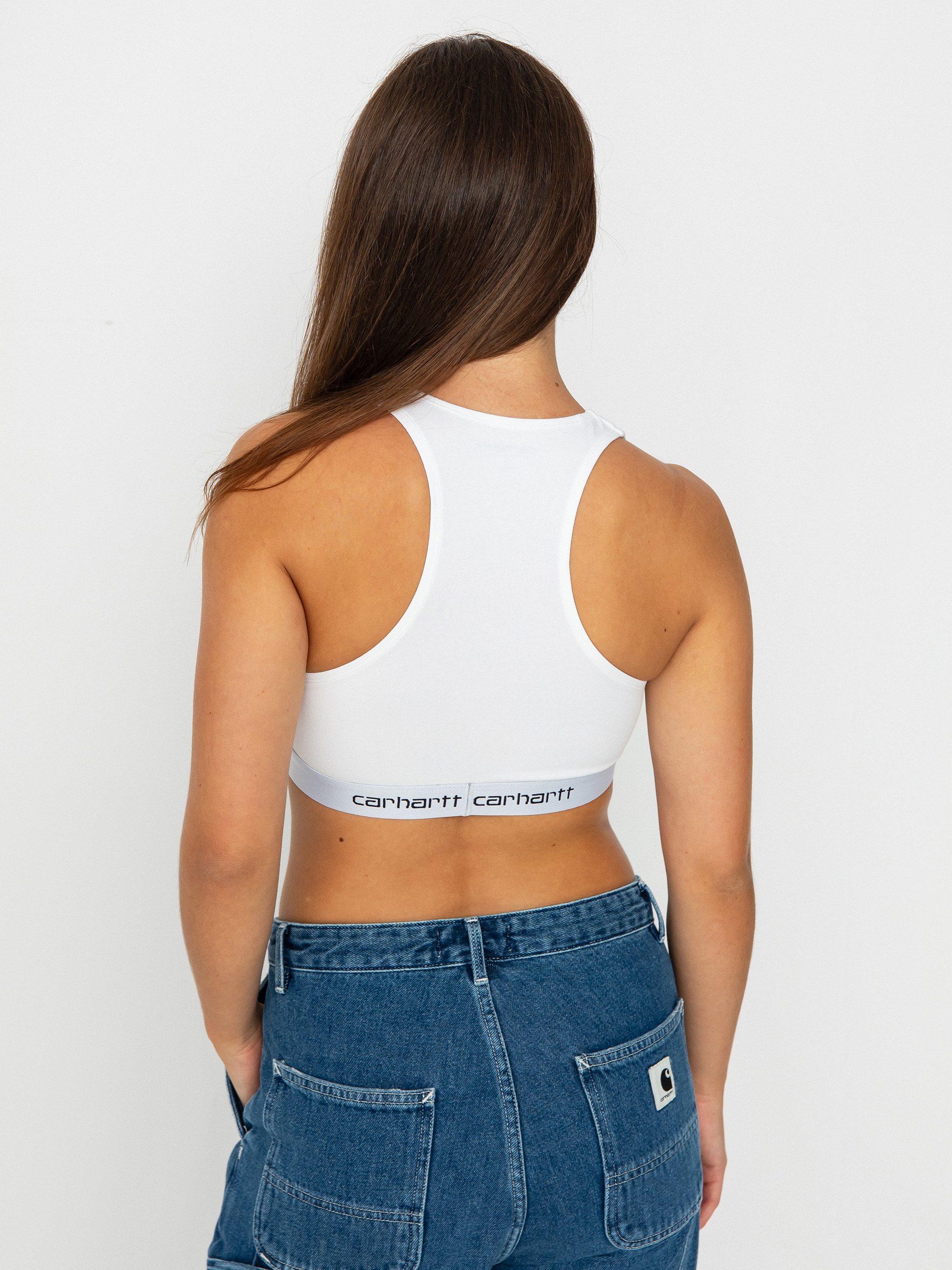 Top Carhartt WIP Script Racer Tank Wmn (white)