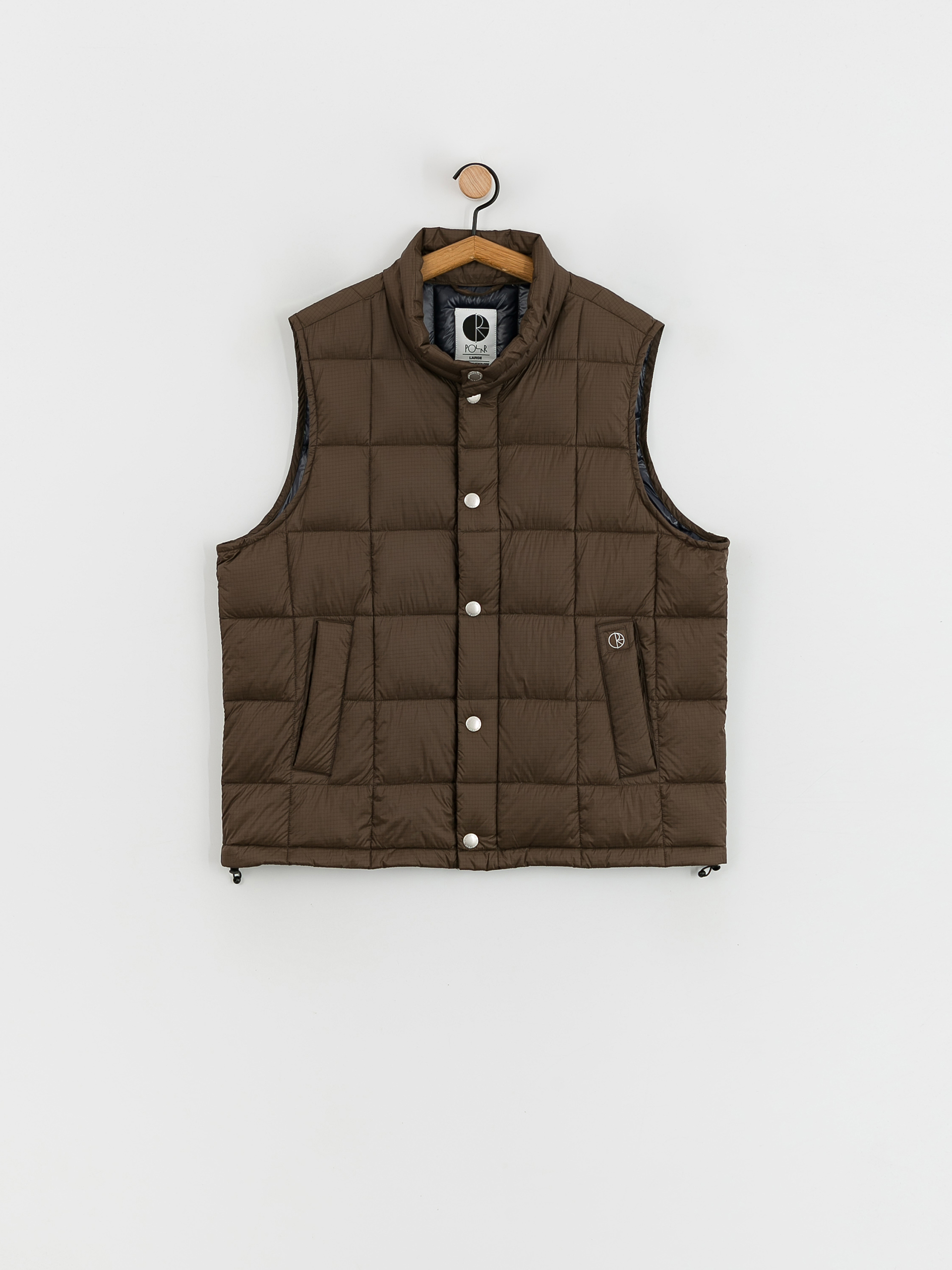 Kamizelka Polar Skate Lightweight Puffer Vest (brown)