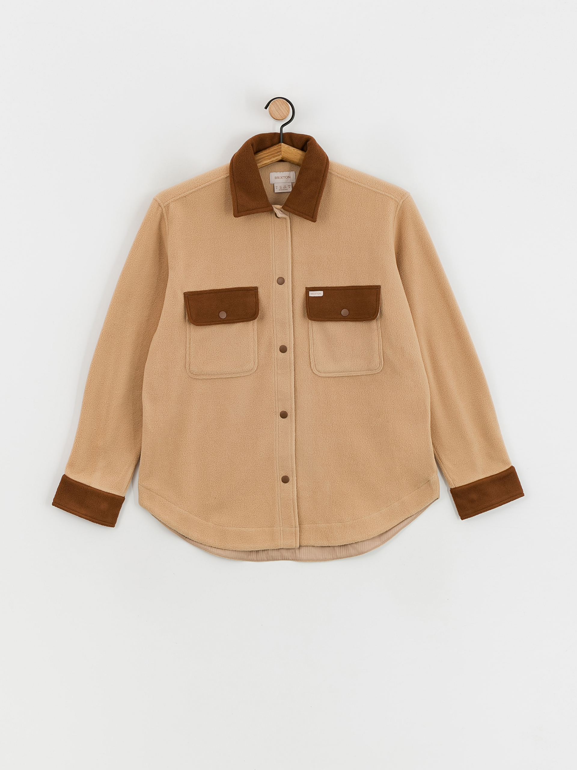 Koszula Brixton Bowery Bf Arctic Stretch Fleec Wmn (sesame/bison)