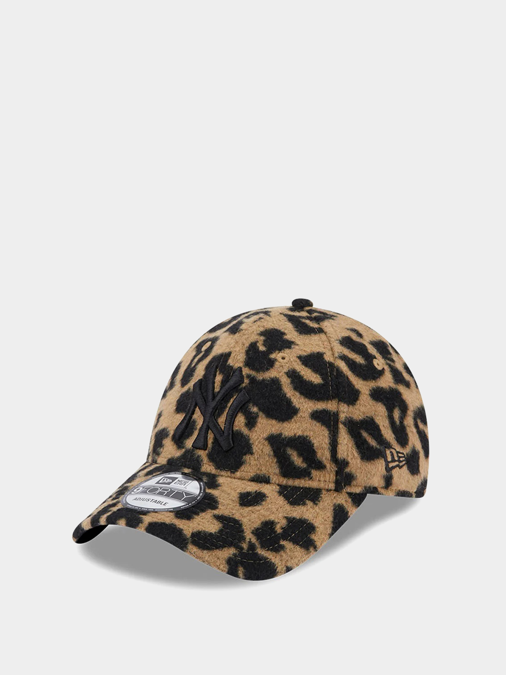 Czapka z daszkiem New Era Leopard 9Forty New York Yankees Wmn (camo black)