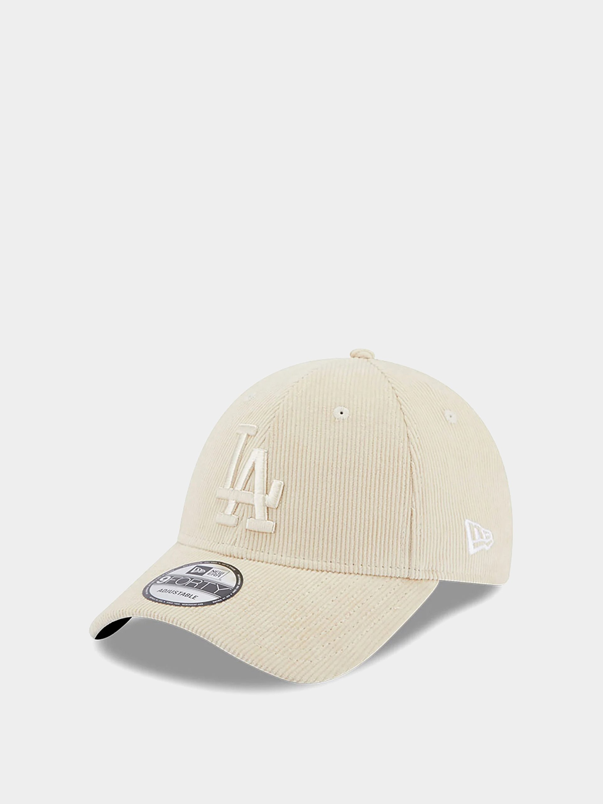 Czapka z daszkiem New Era Cord 9Forty Los Angeles Dodgers (stone)