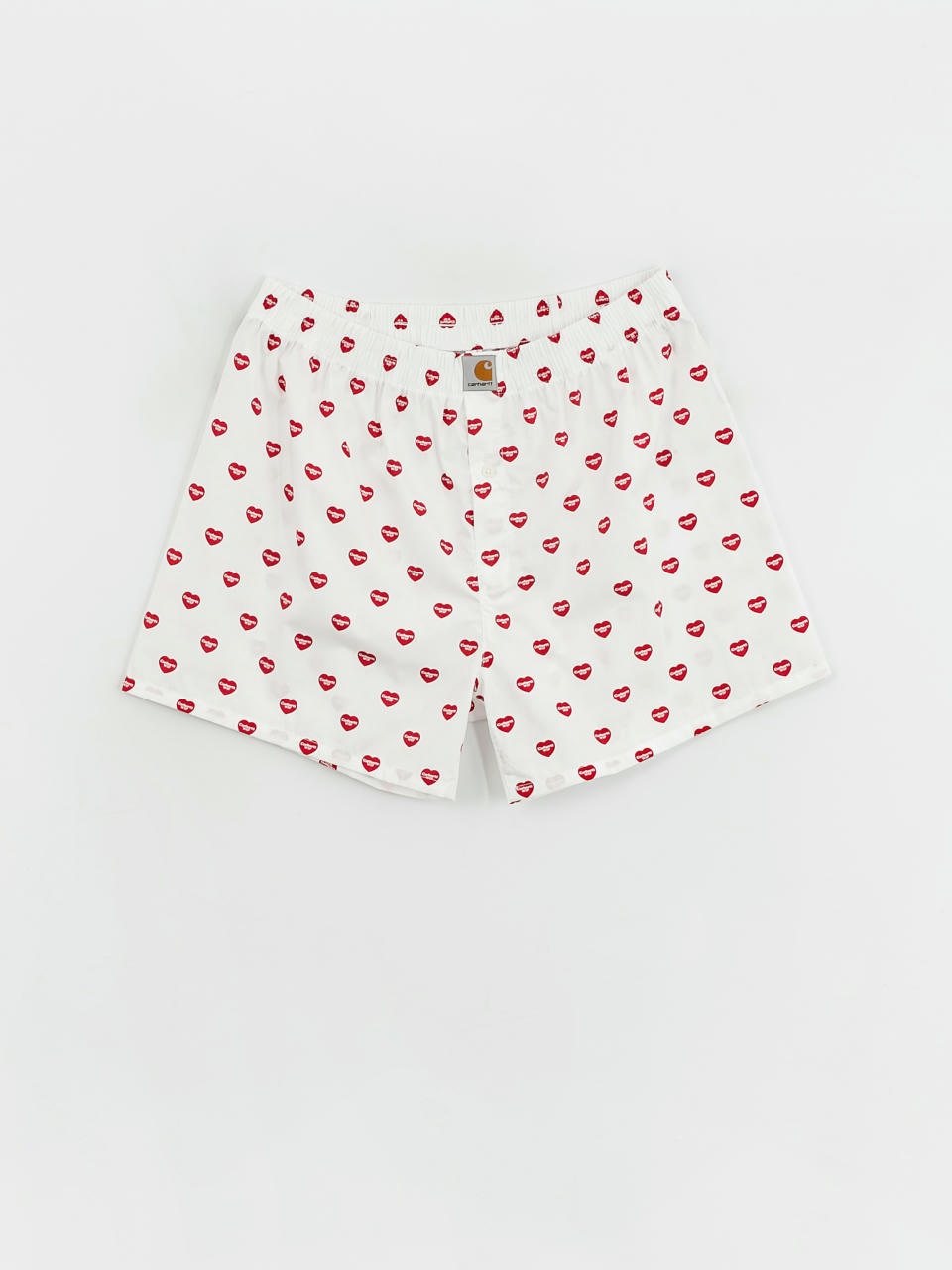 Bokserki Carhartt WIP Cotton Boxer (heart print white)