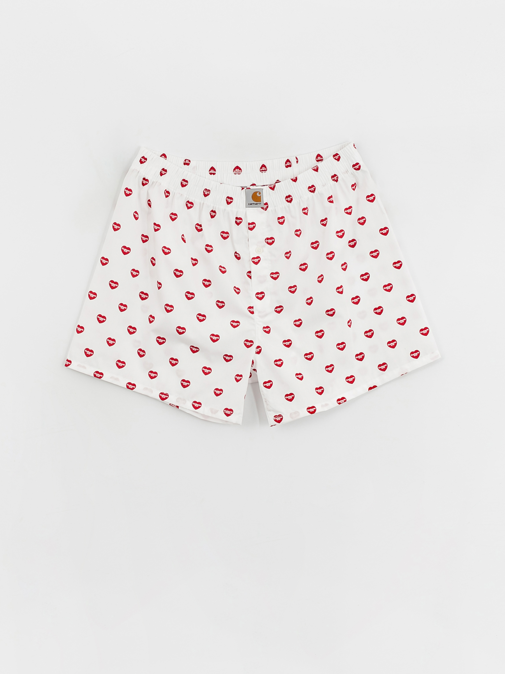 Bokserki Carhartt WIP Cotton Boxer (heart print white)