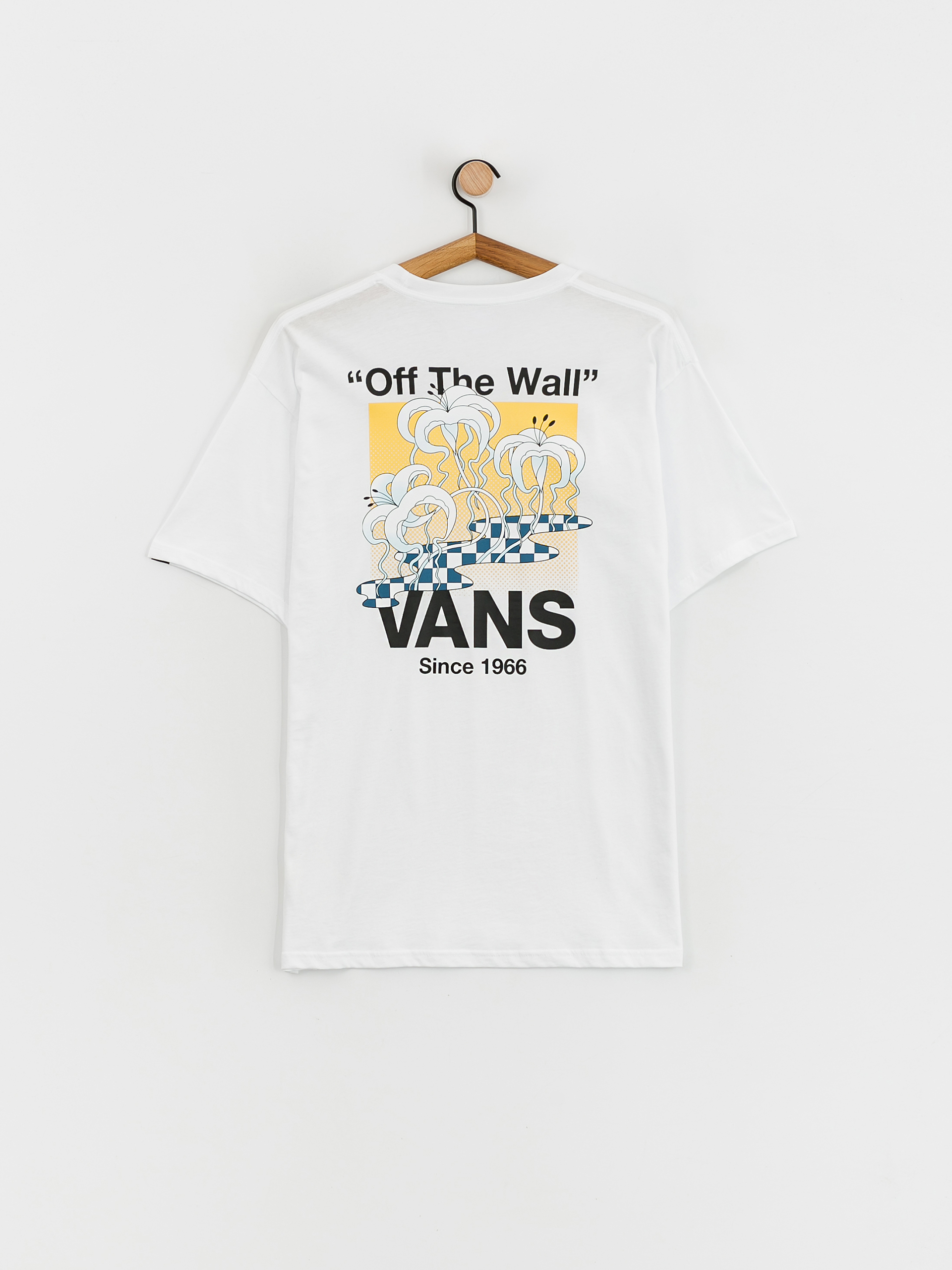 T-shirt Vans Checkerboard Blooming (white)