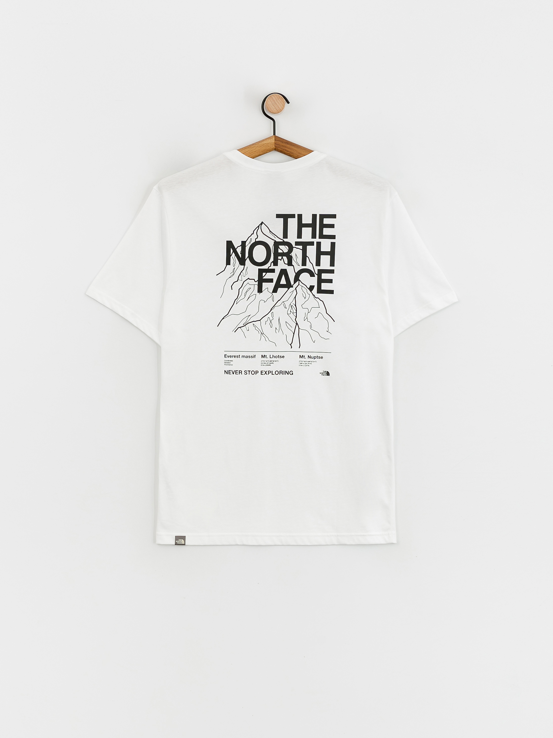T-shirt The North Face Mountain Outline (tnf white/tnf black)