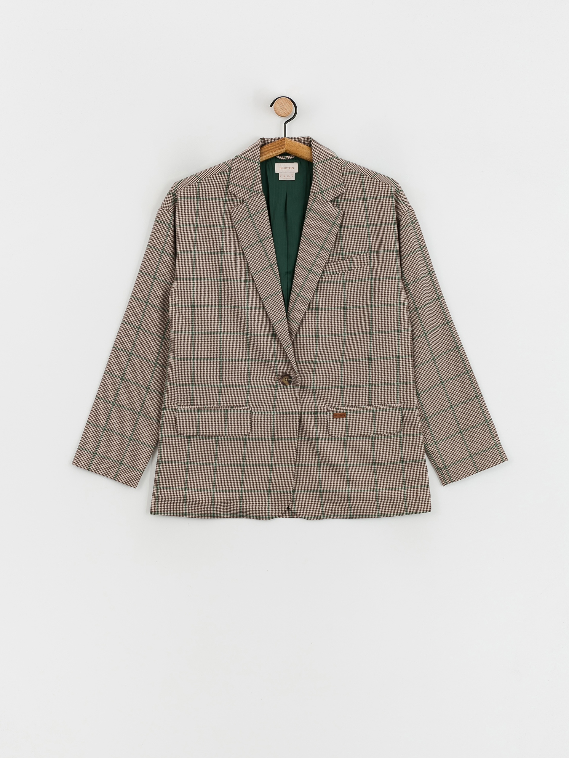 Kurtka Brixton Axl Oversized Blazer Wmn (sesame/seal brown)