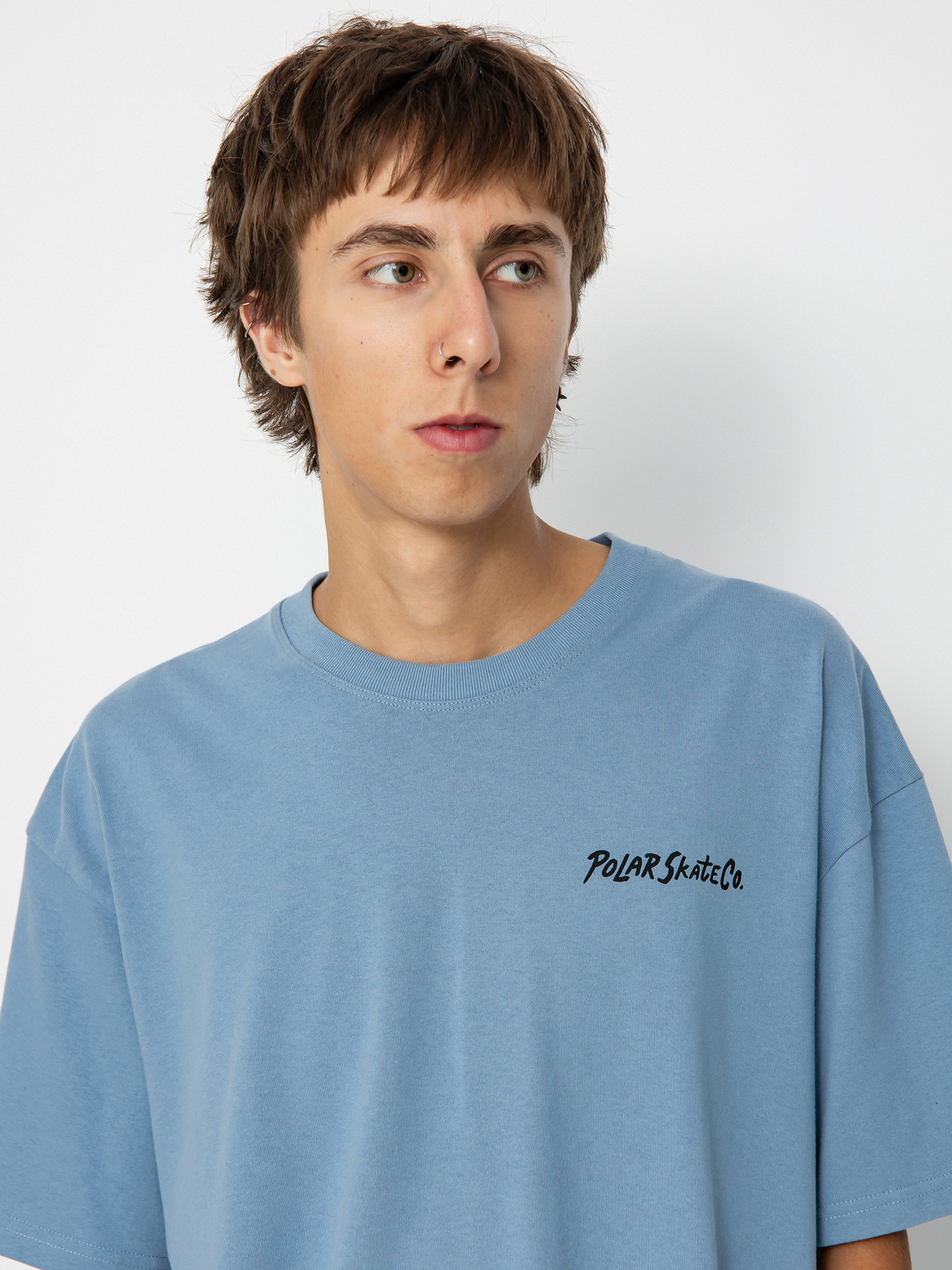 T-shirt Polar Skate Yoga Trippin - niebieski (oxford blue)