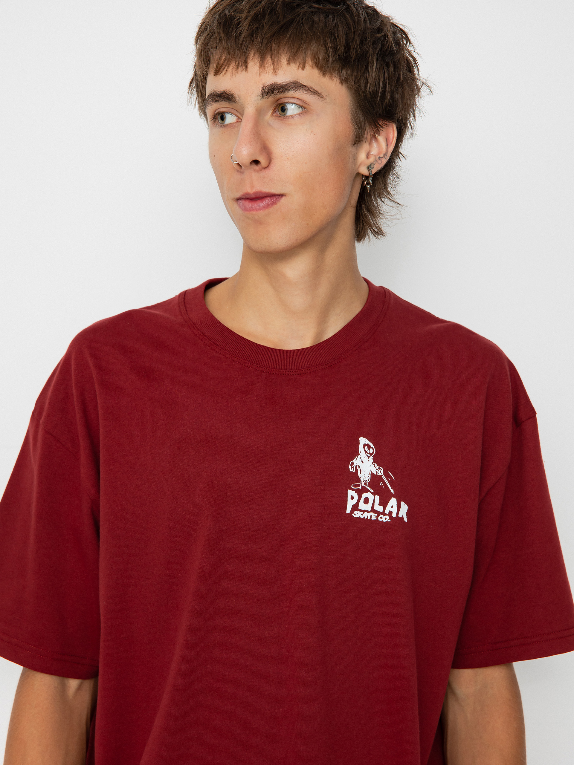 T-shirt Polar Skate Reaper (wine)