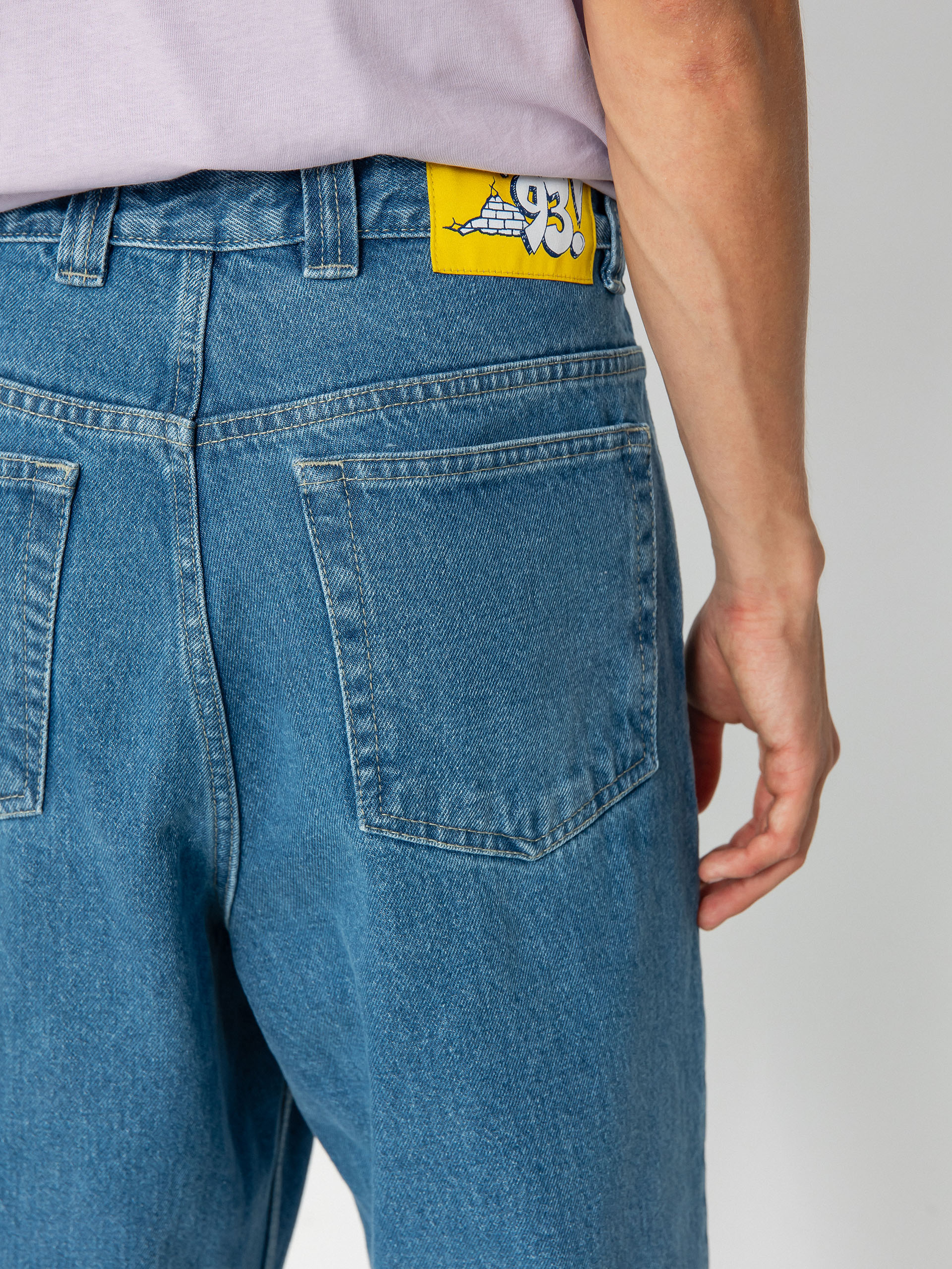 Spodnie Polar Skate 93! Denim (mid blue)