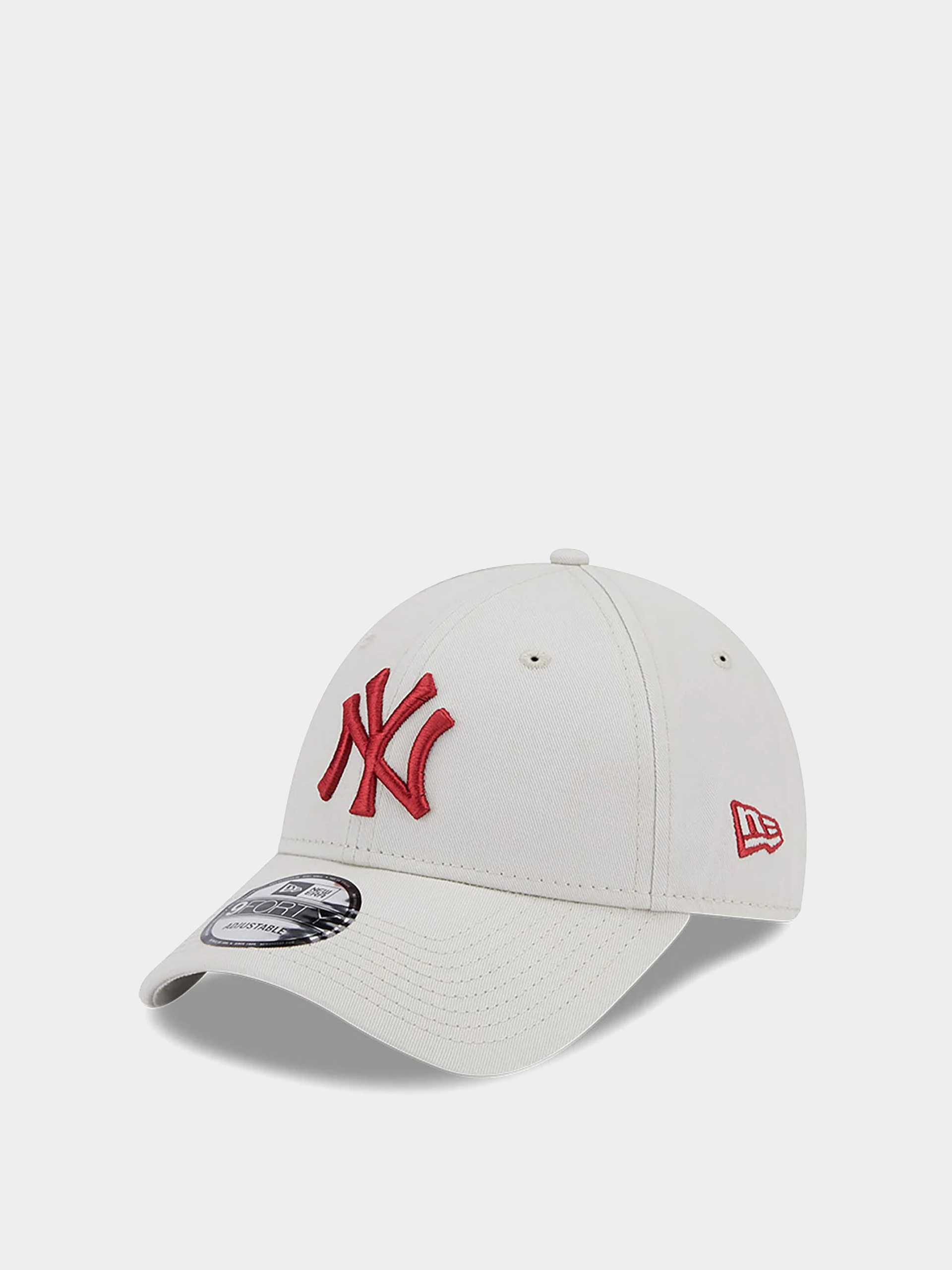 Czapka z daszkiem New Era League Essential 9Forty New York Yankees (stone/red)