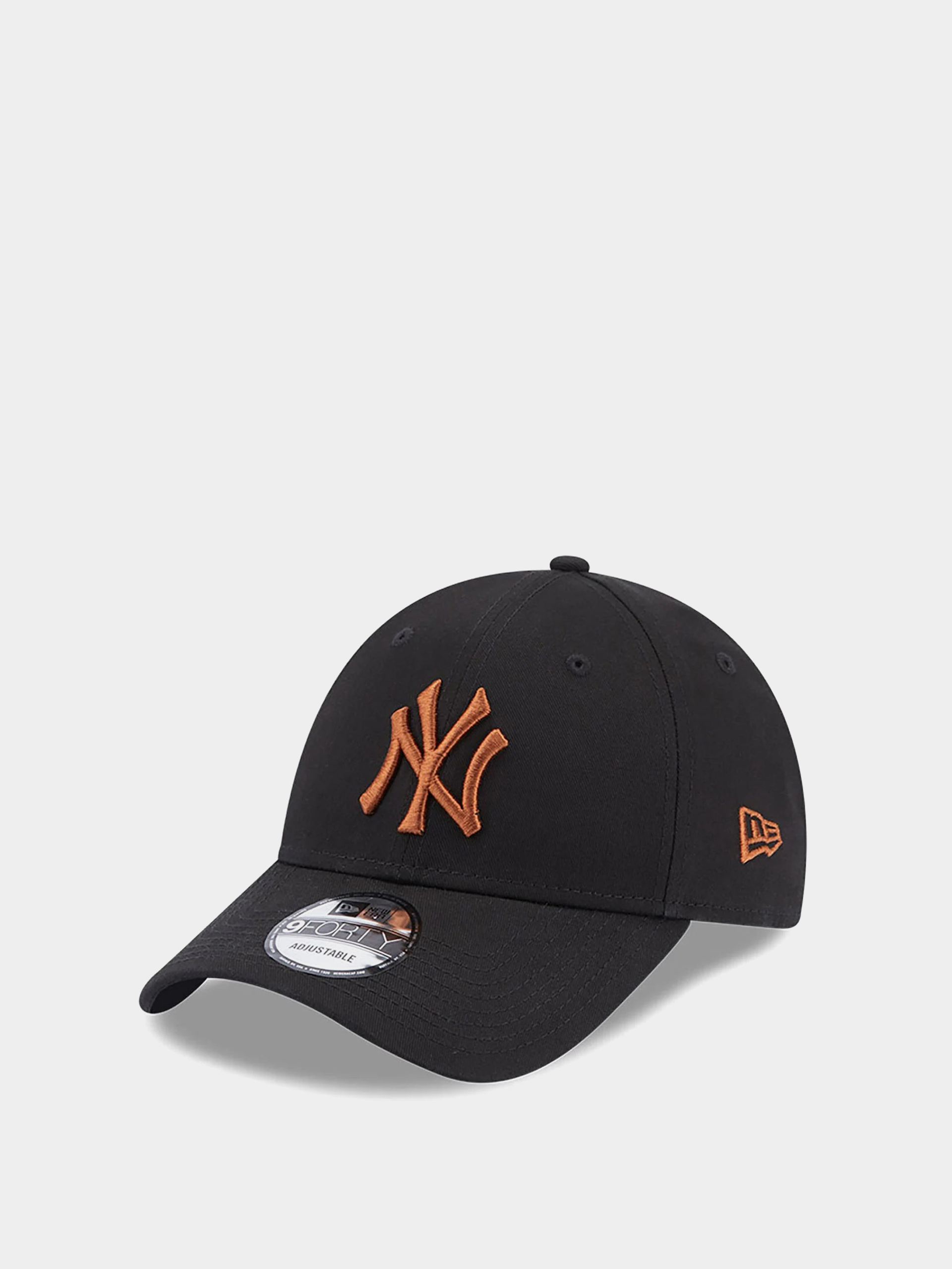Шапка с козирка New Era League Essential 9Forty New York Yankees (black/brown)