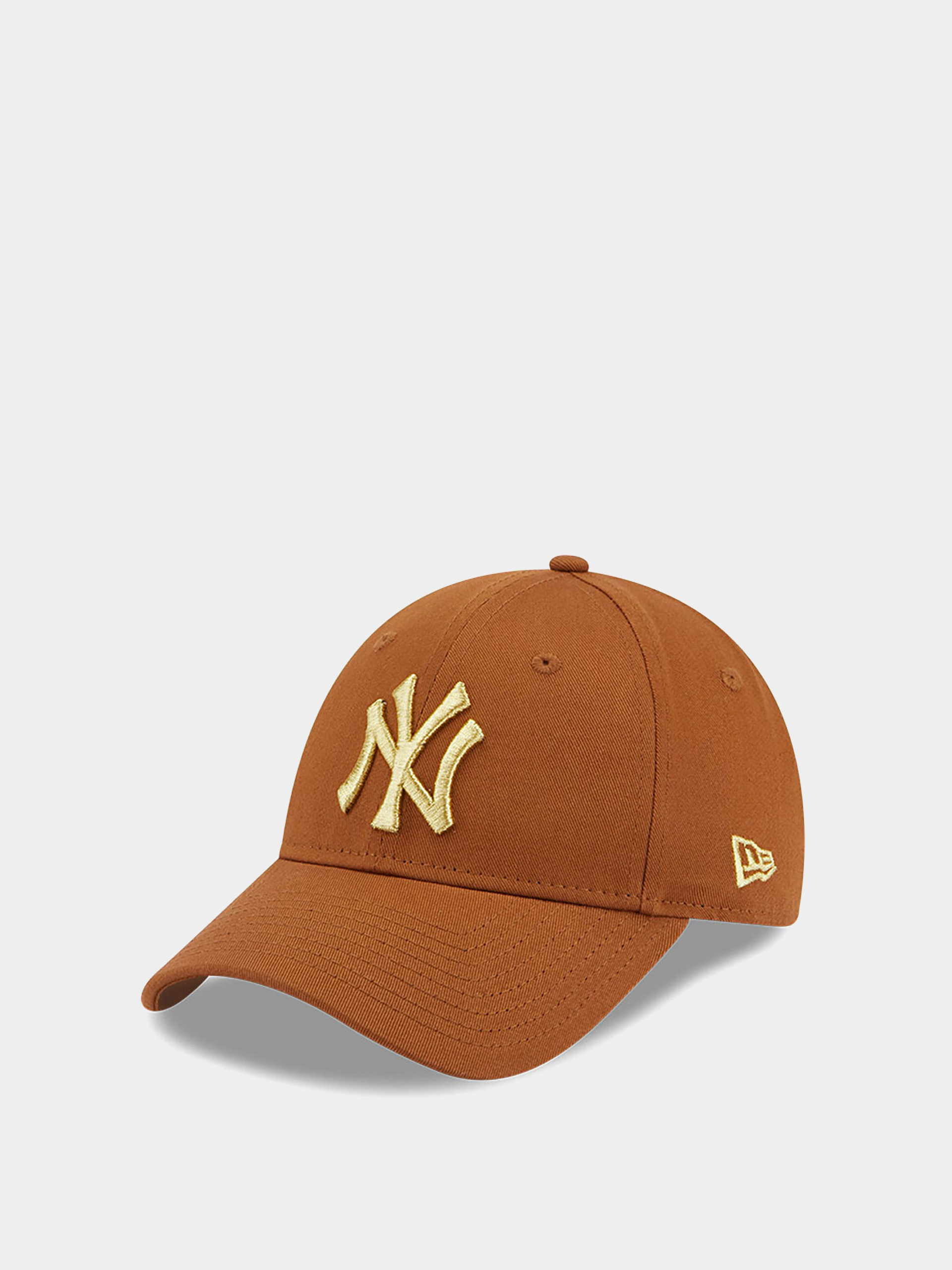 Czapka z daszkiem New Era Metallic Logo 9Forty New York Yankees Wmn (brown/gold)