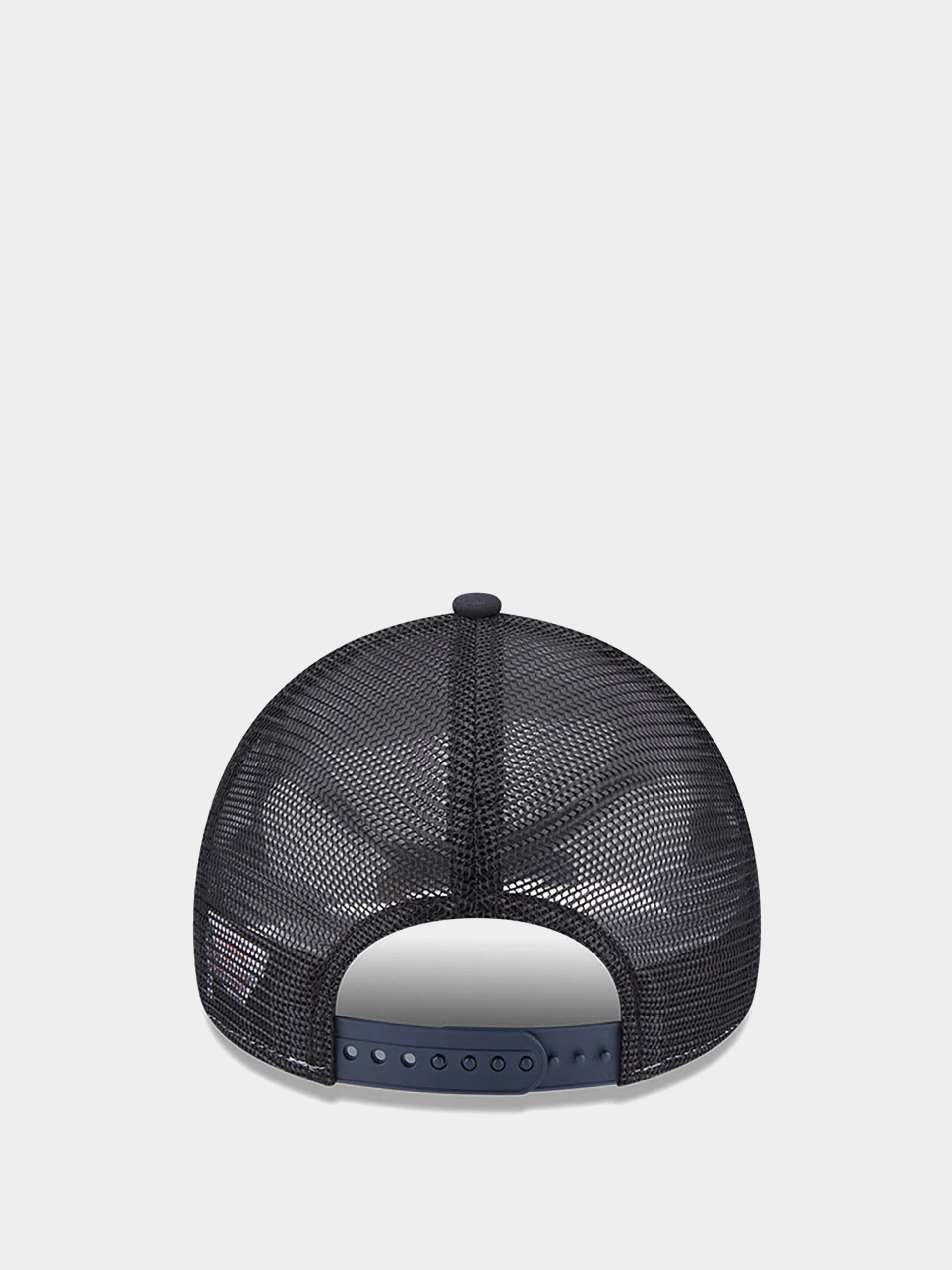 Czapka z daszkiem New Era License Plate Trucker (navy/orange)