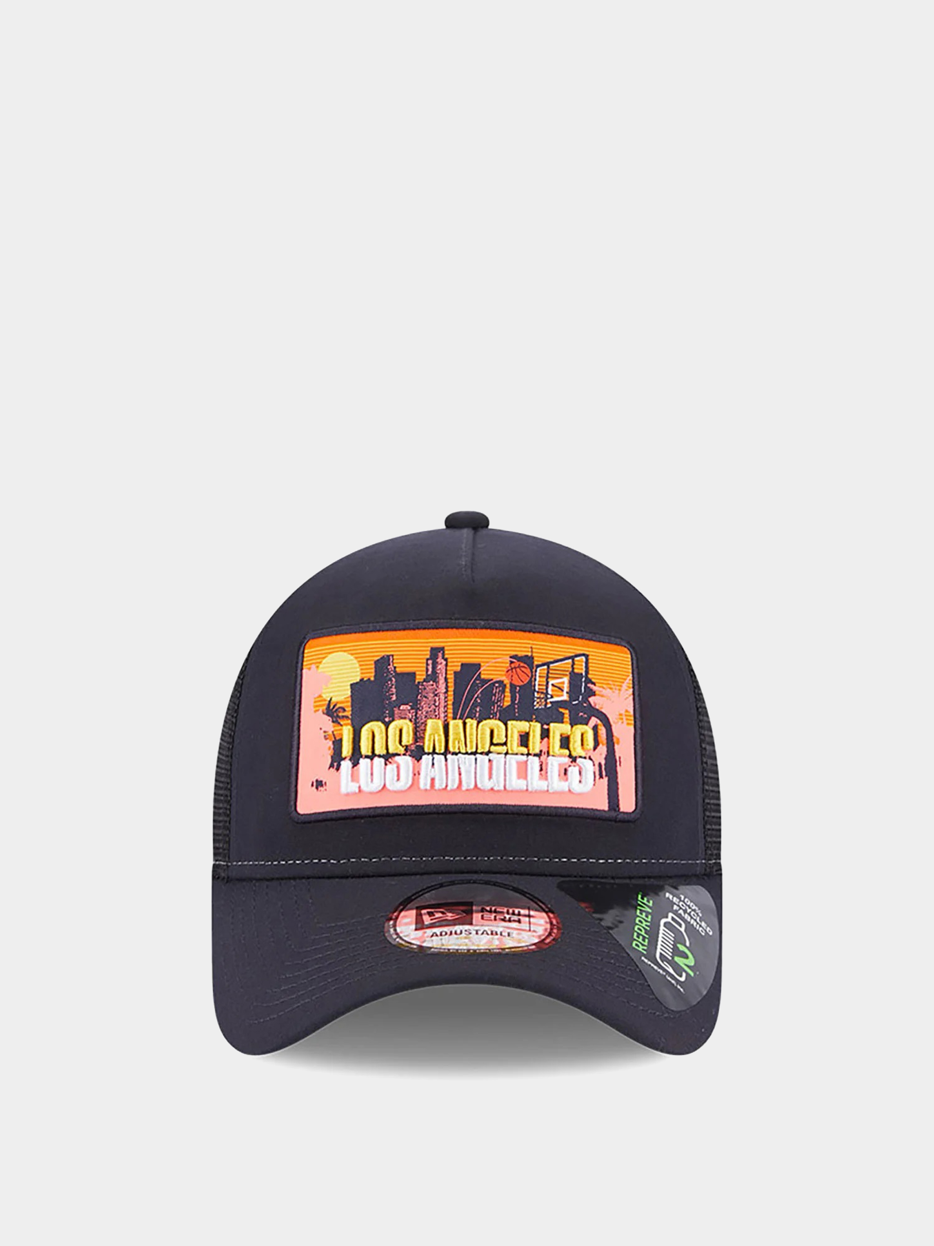 Czapka z daszkiem New Era License Plate Trucker (navy/orange)