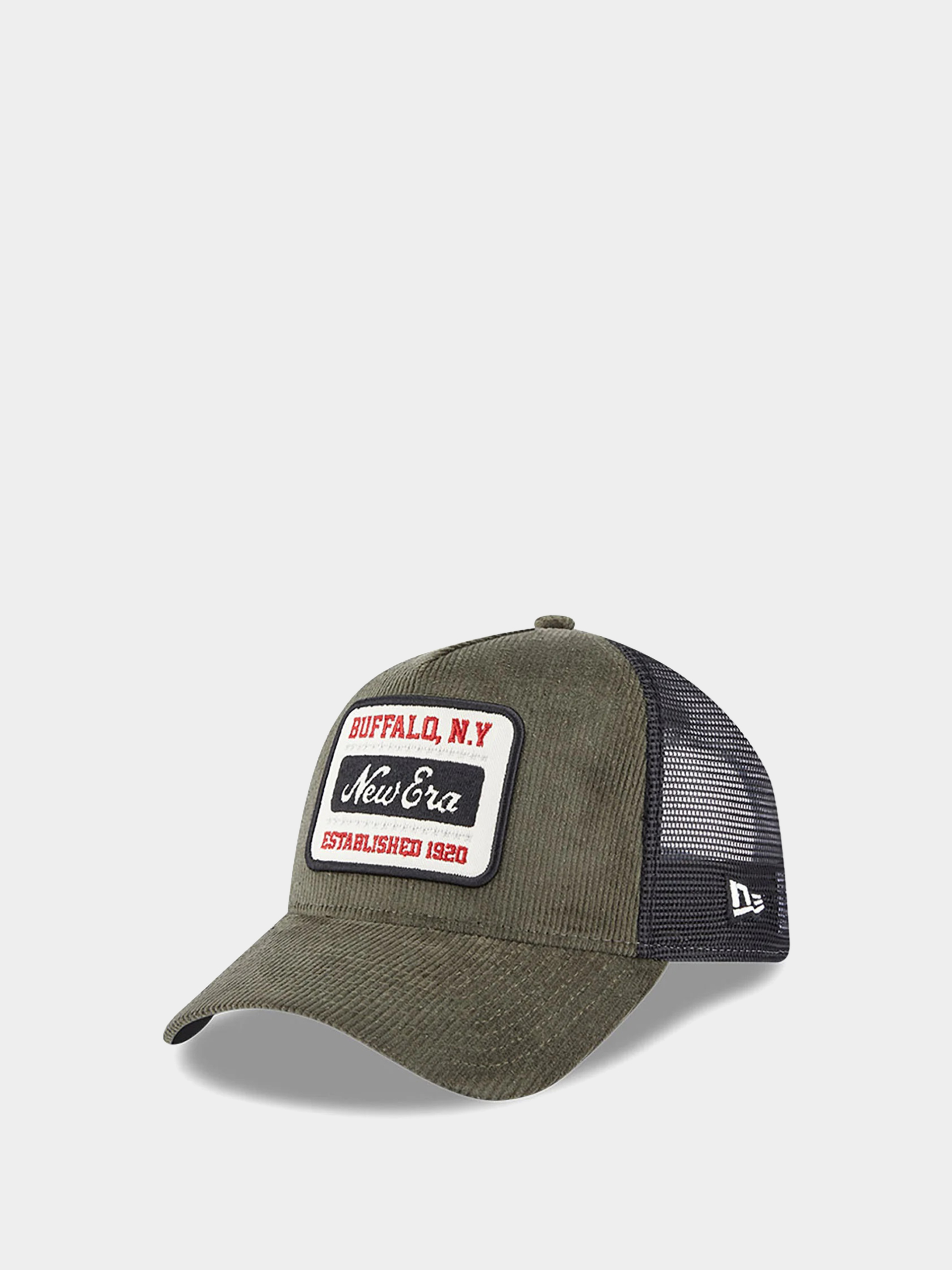 Czapka z daszkiem New Era Cord Trucker (green/black)
