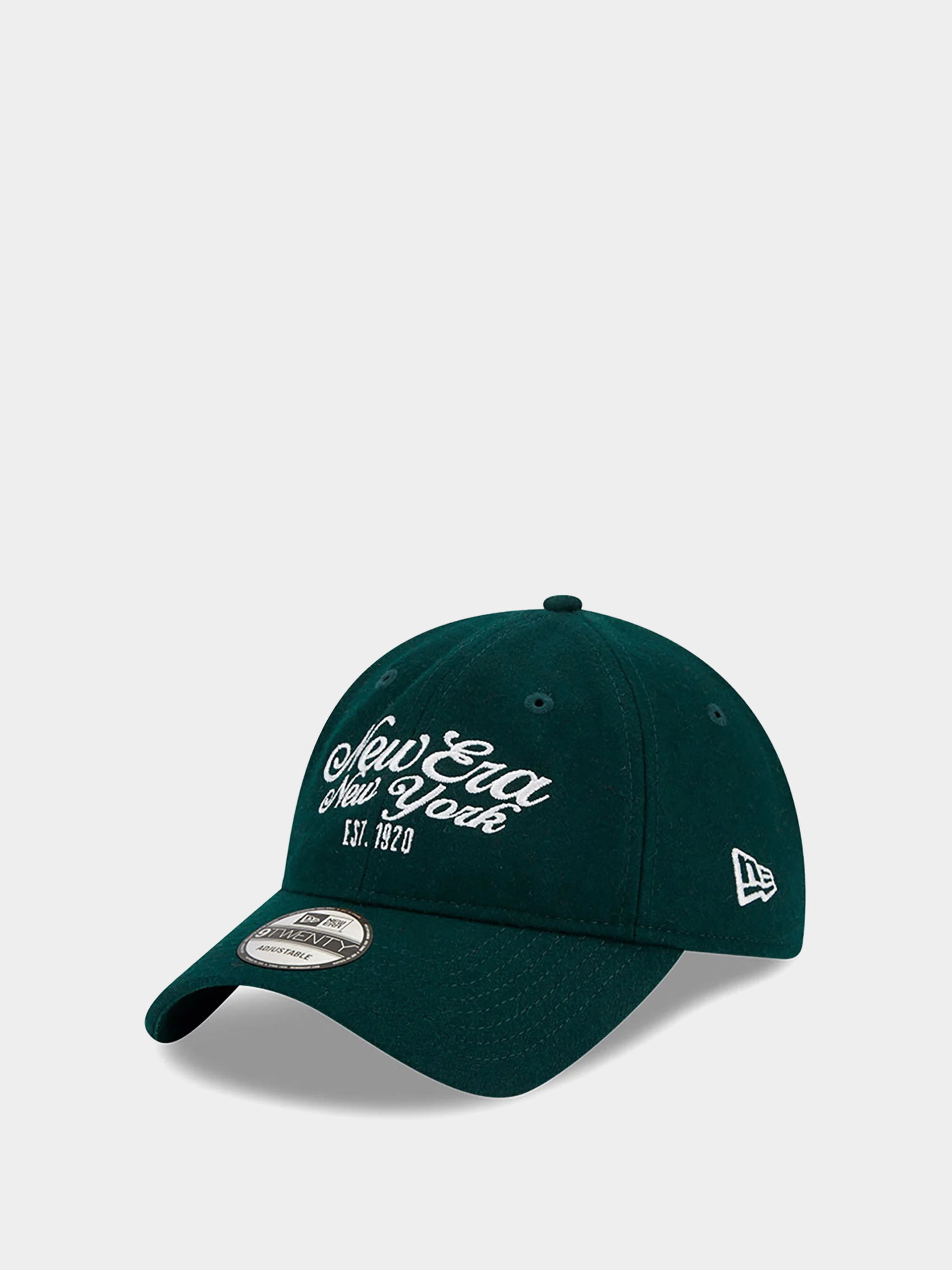 Czapka z daszkiem New Era Melton 9Twenty (dark green)