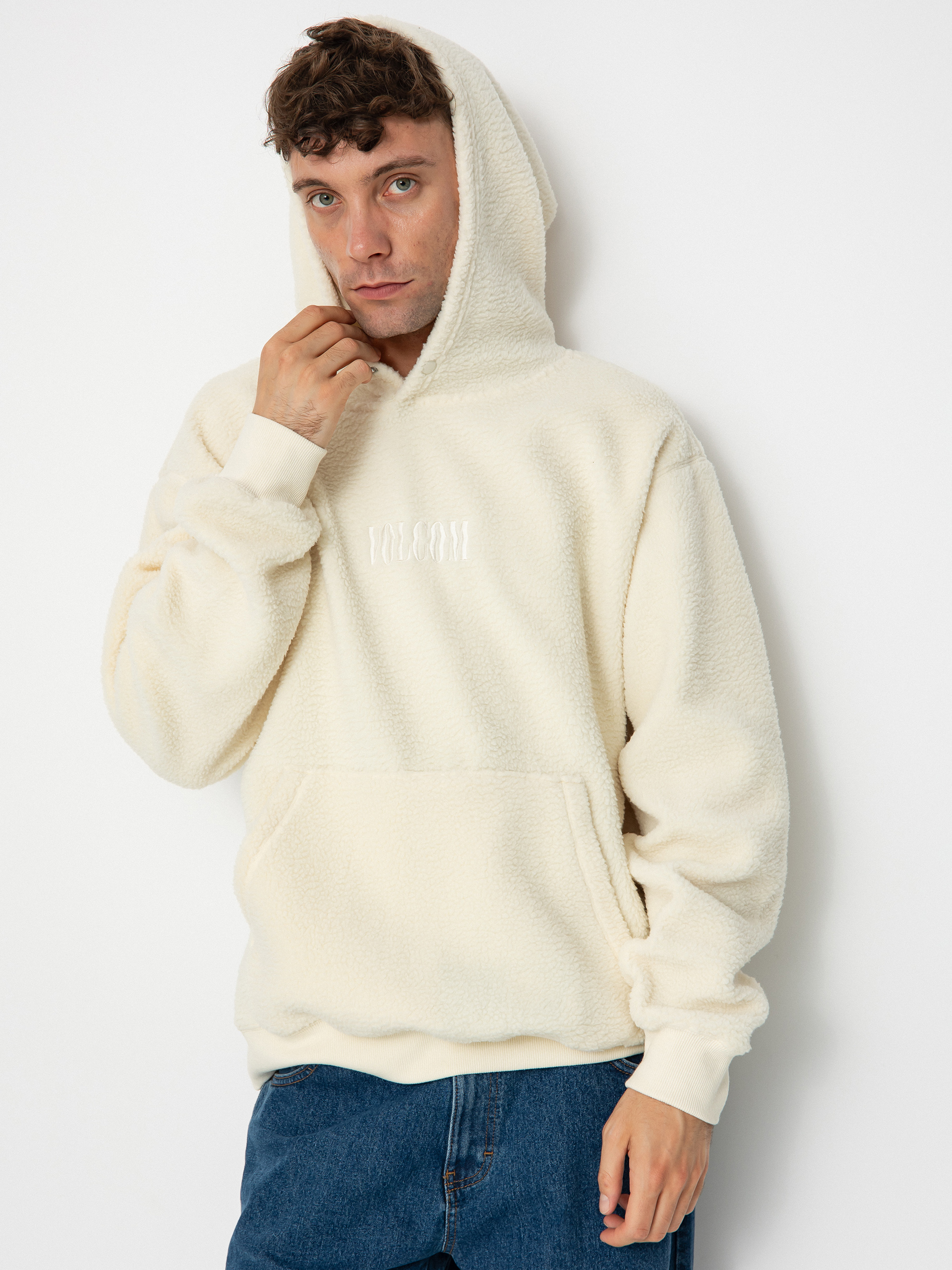 Bluza z kapturem Volcom Iso91 HD (dirty white)