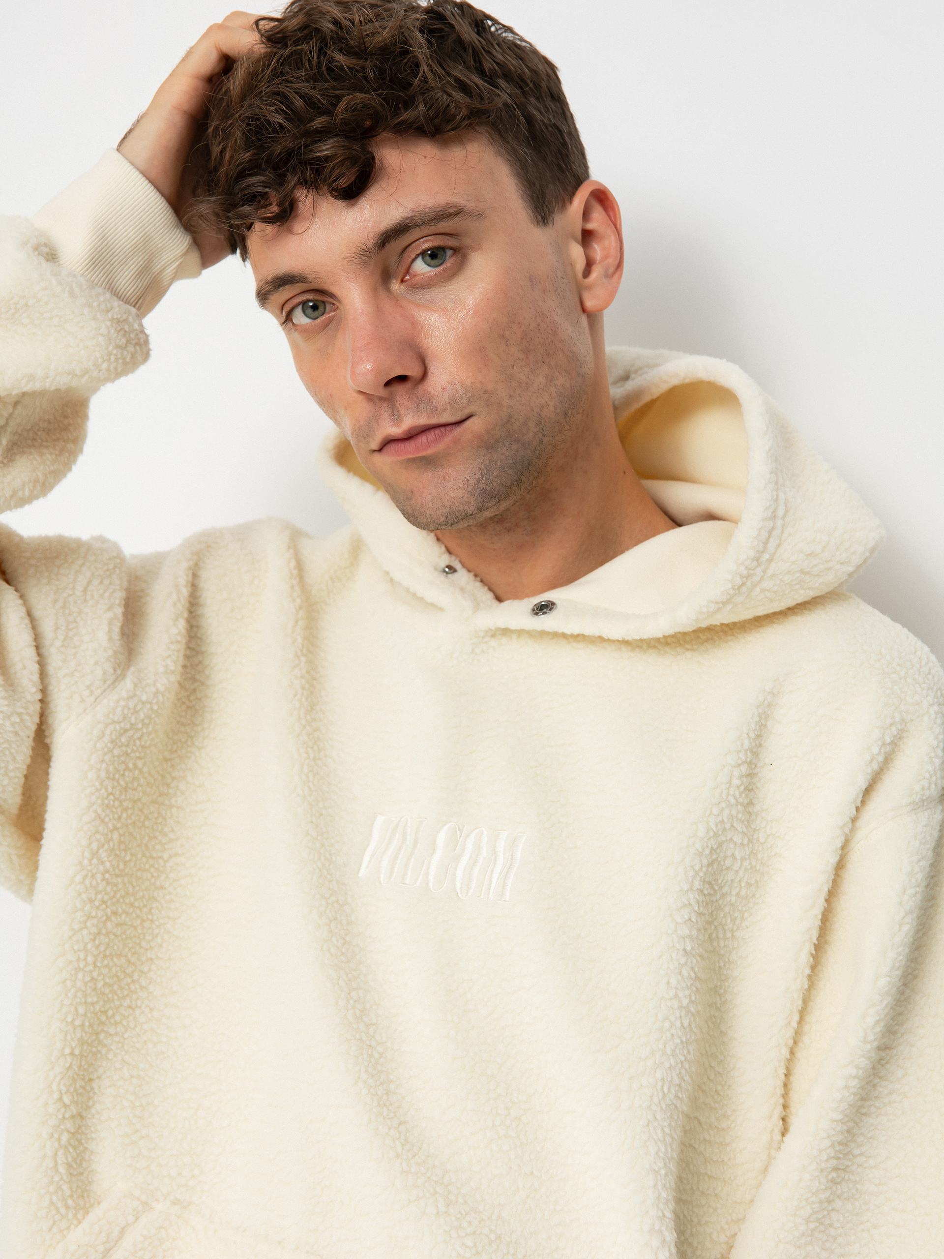 Bluza z kapturem Volcom Iso91 HD (dirty white)