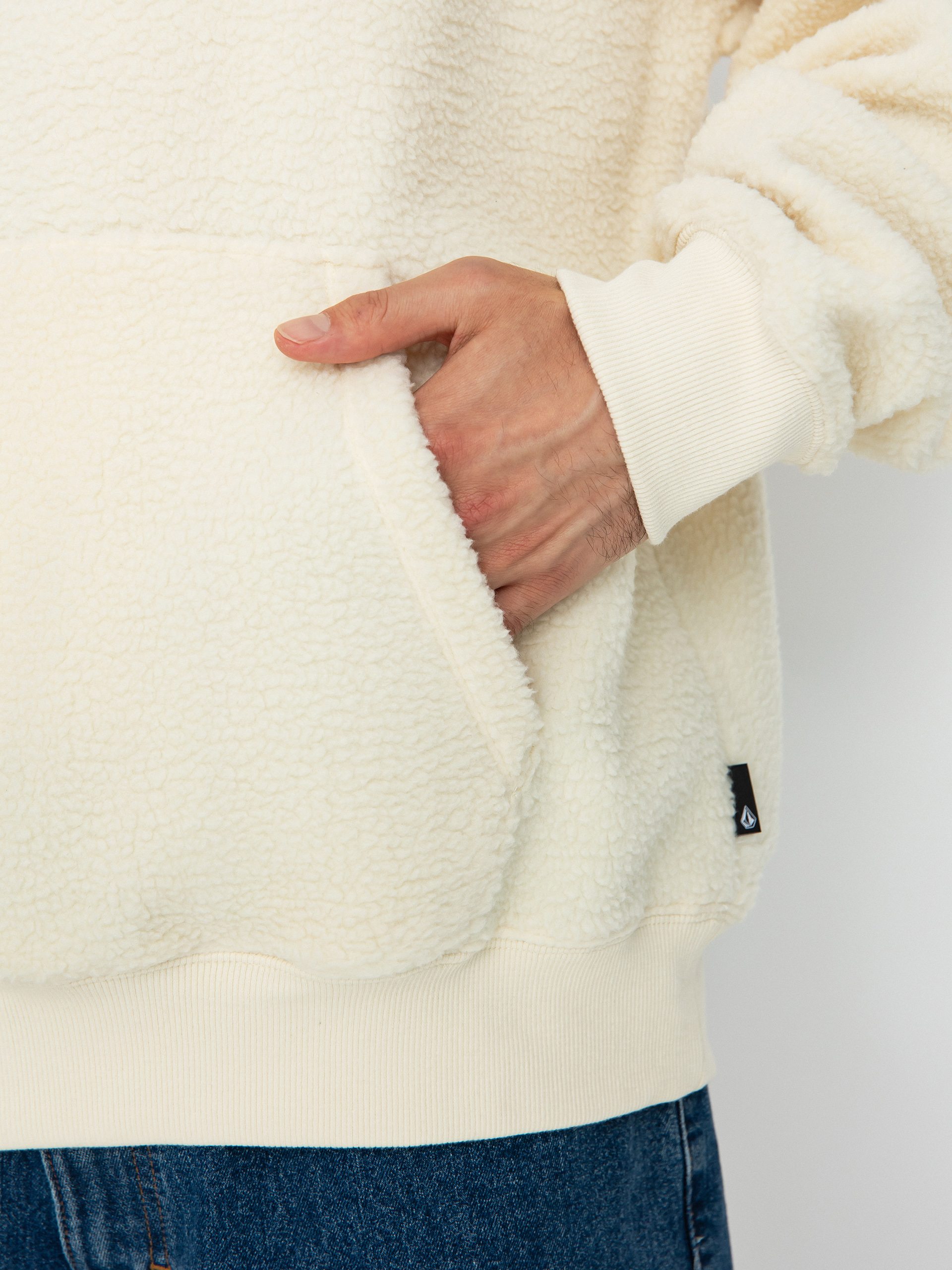 Bluza z kapturem Volcom Iso91 HD (dirty white)