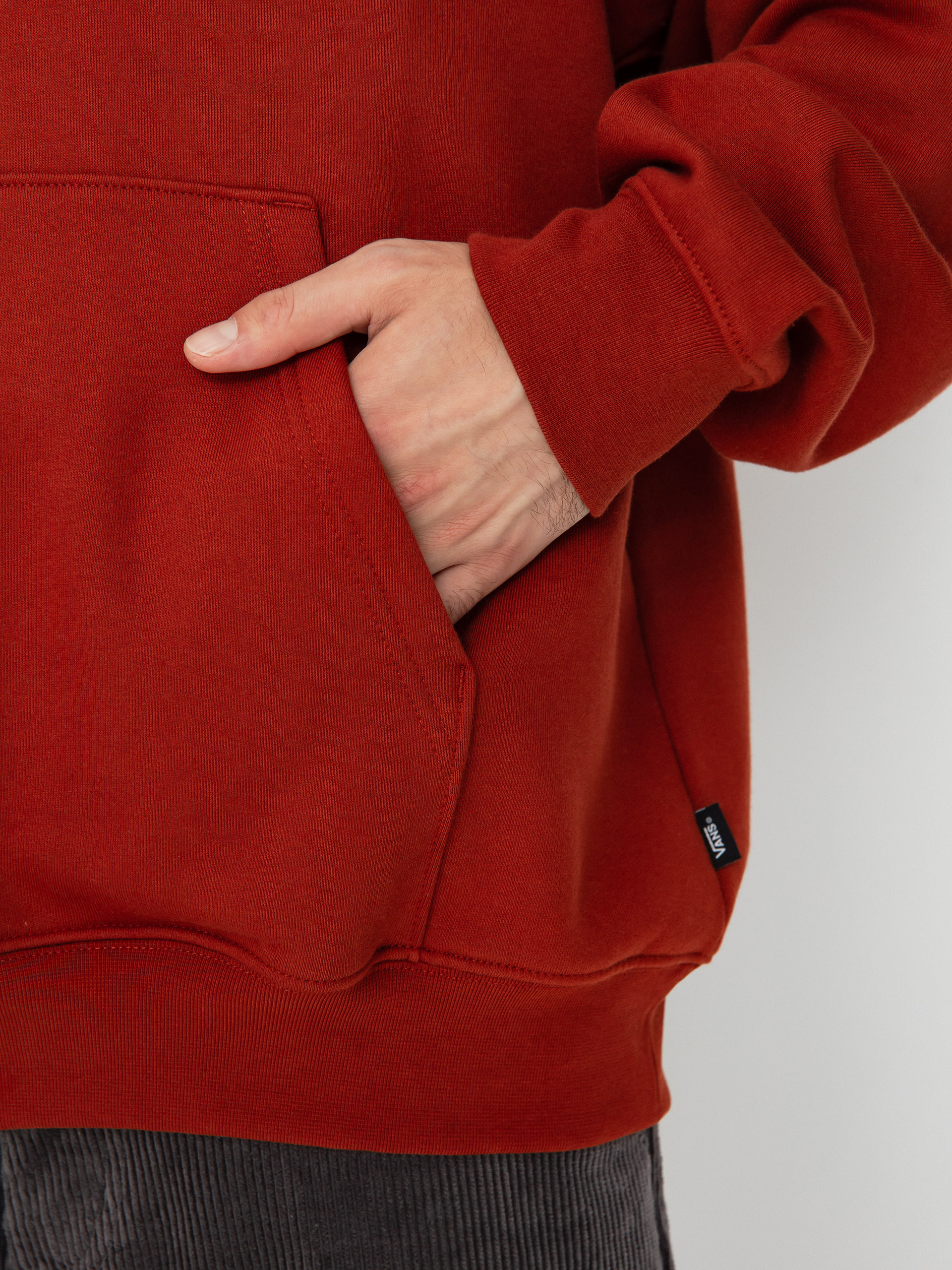 Bluza z kapturem Vans Lowered Loose HD (burnt henna)