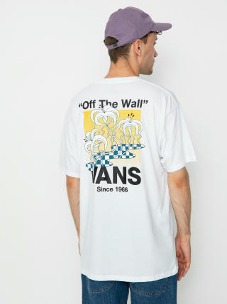 T-shirt Vans Checkerboard Blooming (white)