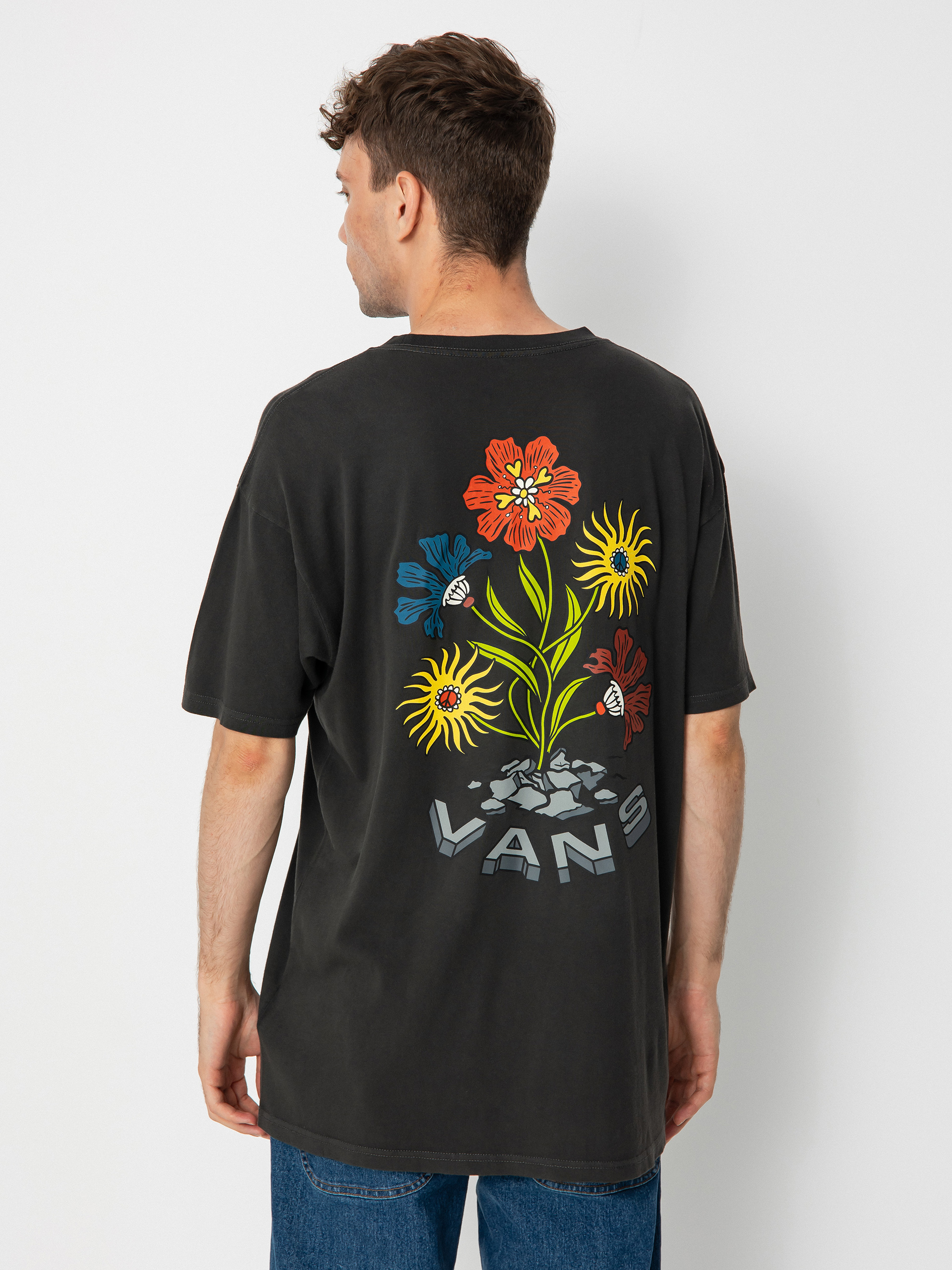 T-shirt Vans Concrete Floral Vintage (black)