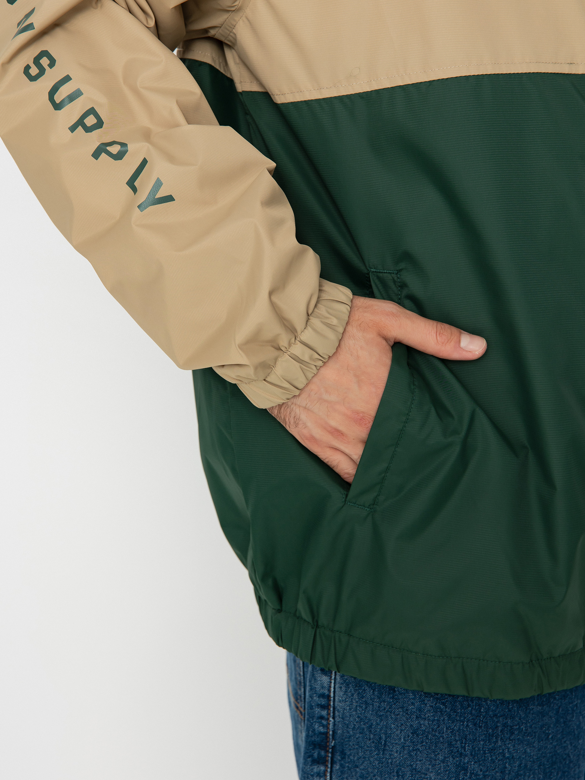 Kurtka Brixton Claxton Crest Lw ZHD (sand/pine needle)