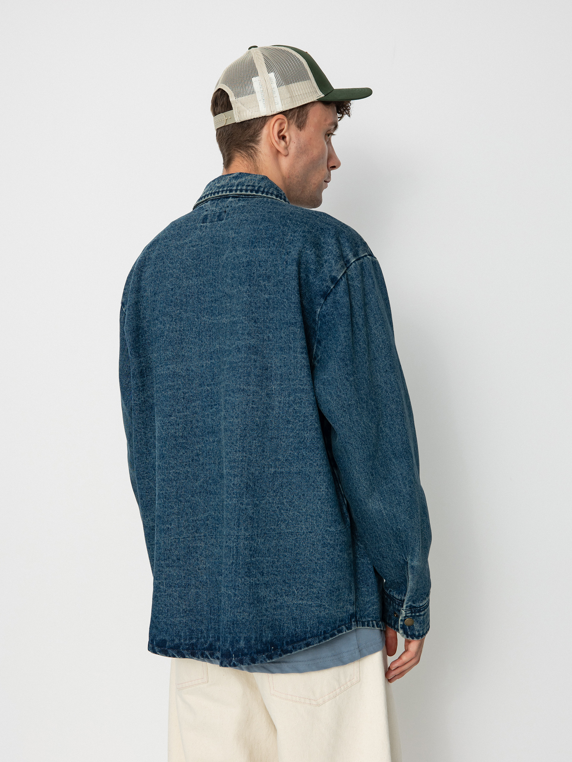 Kurtka Brixton Durham (medium wash indigo)