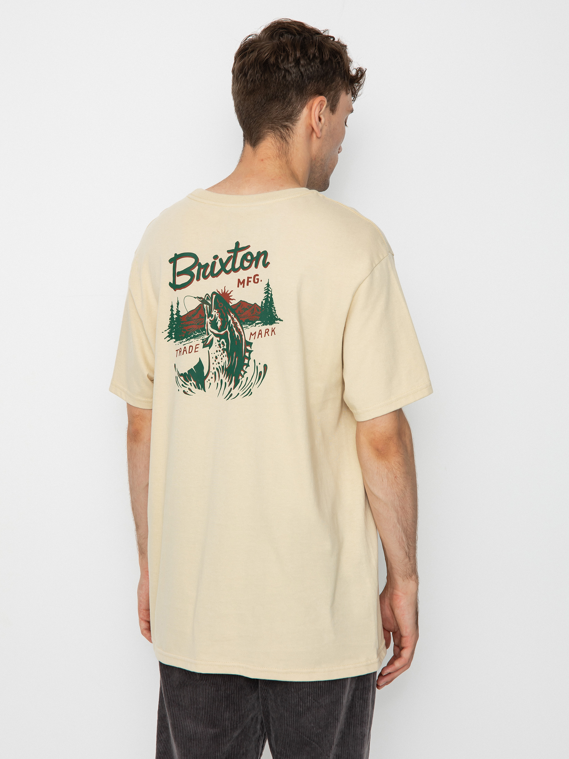 T-shirt Brixton Welton Stt (cream)