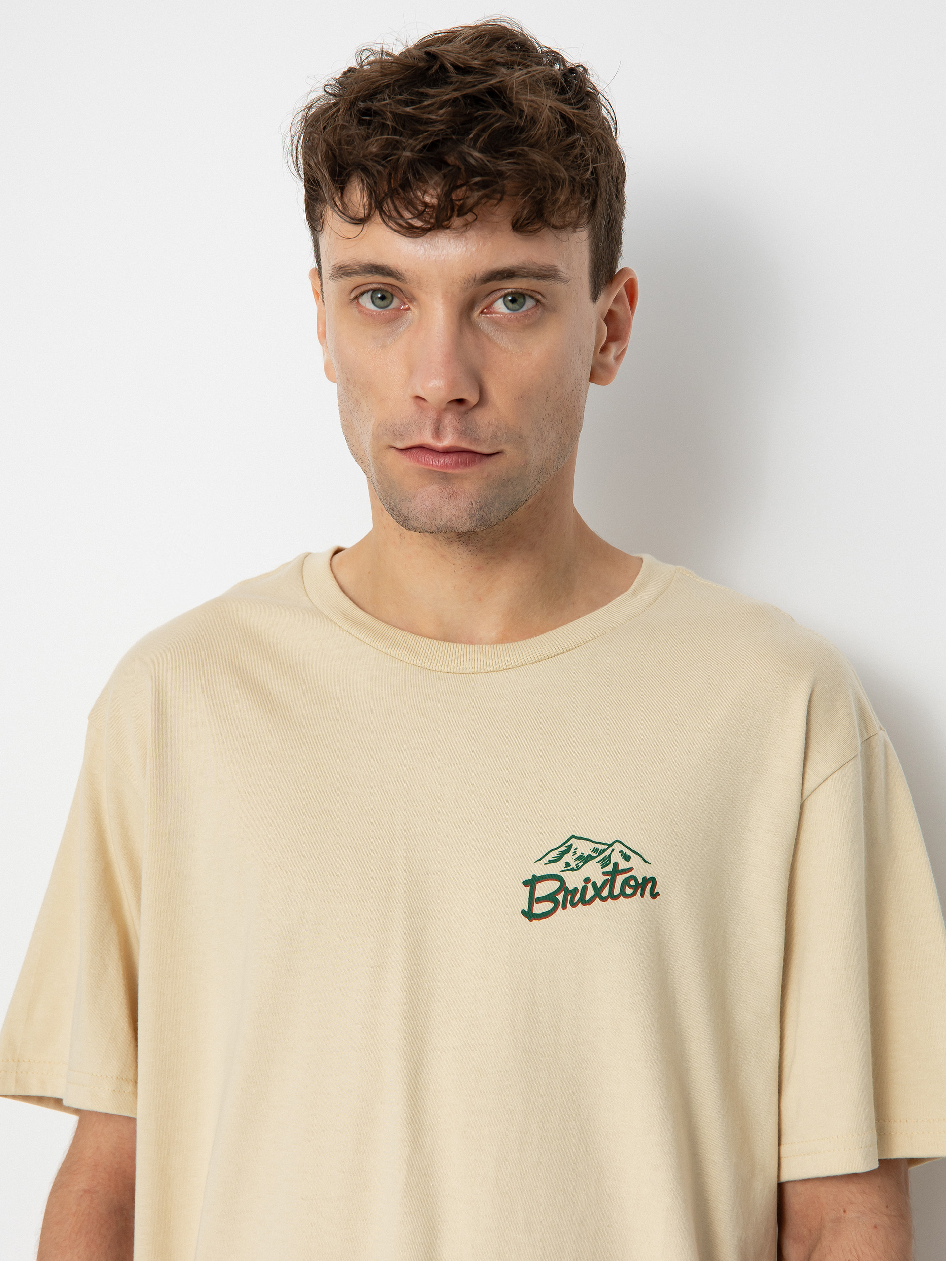 T-shirt Brixton Welton Stt (cream)