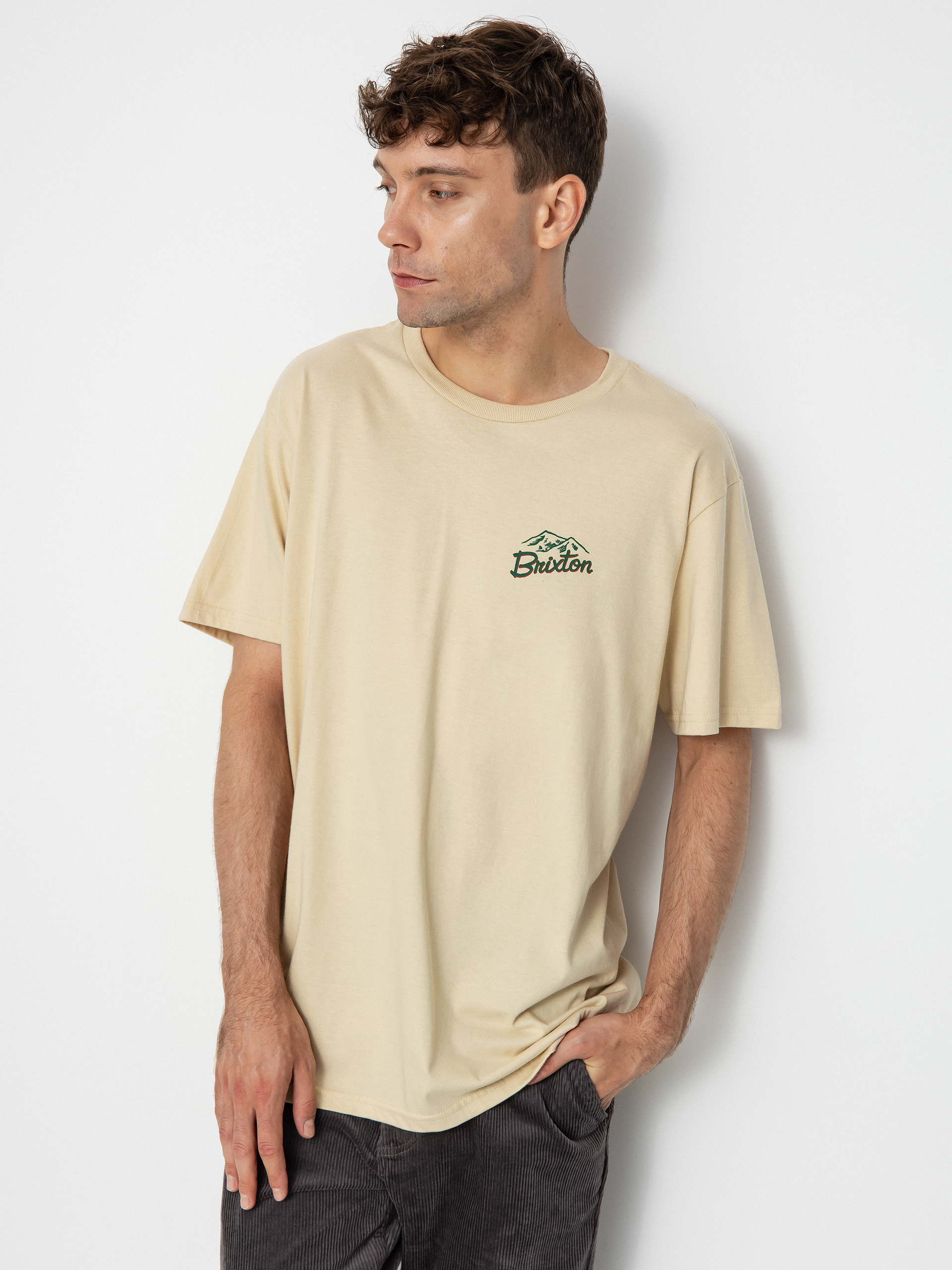 T-shirt Brixton Welton Stt (cream)