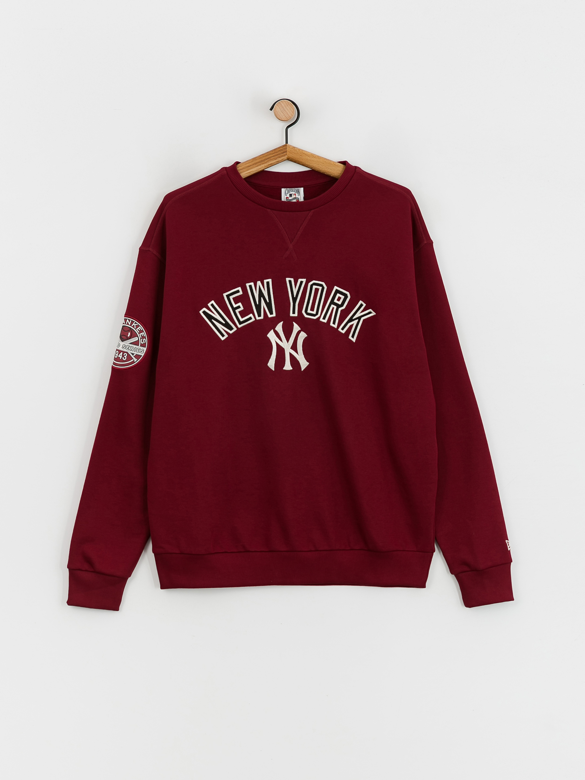 Bluza New Era MLB New York Yankees (cranberry)