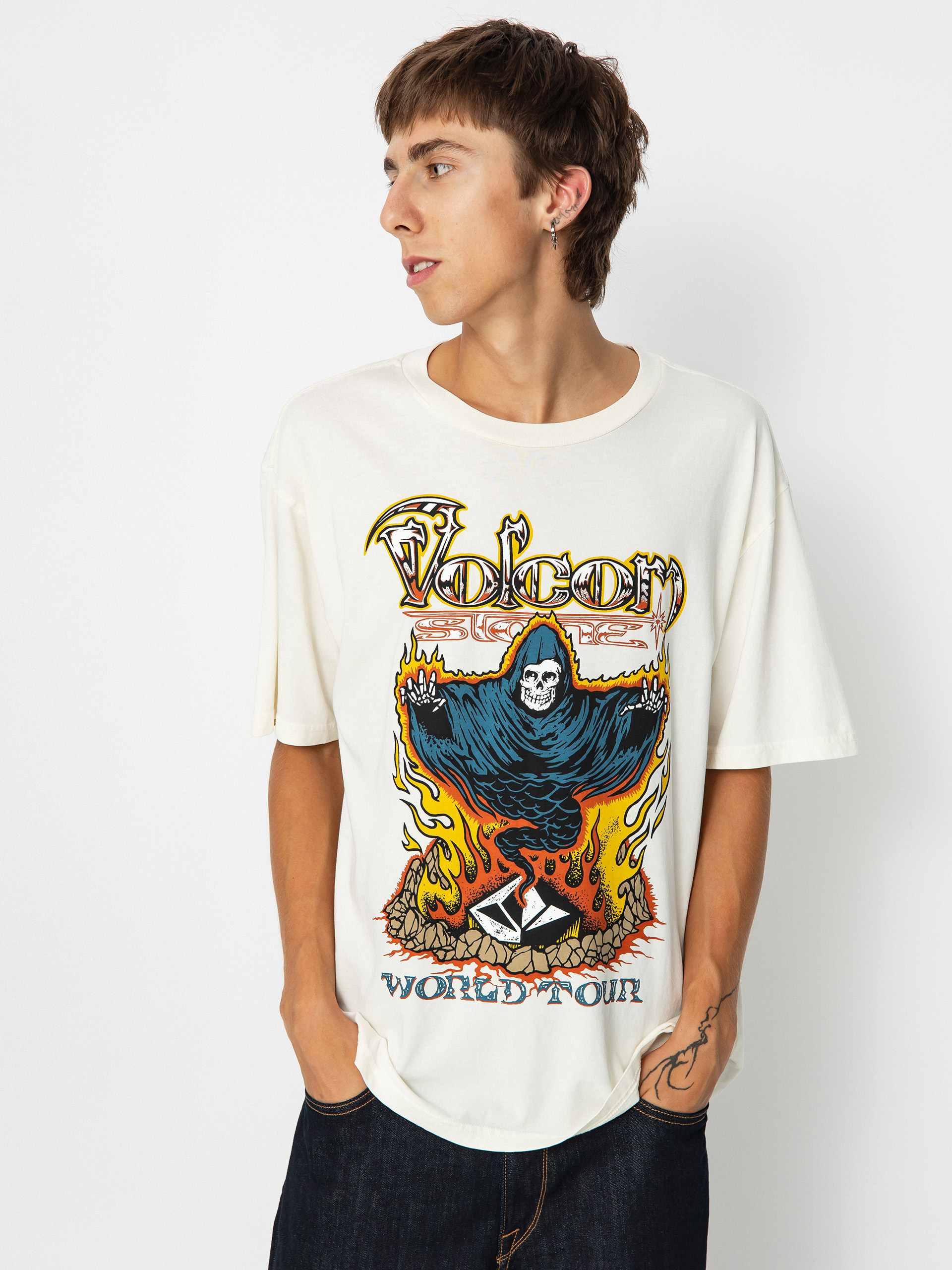 T-shirt Volcom Stone Ghost (off white)