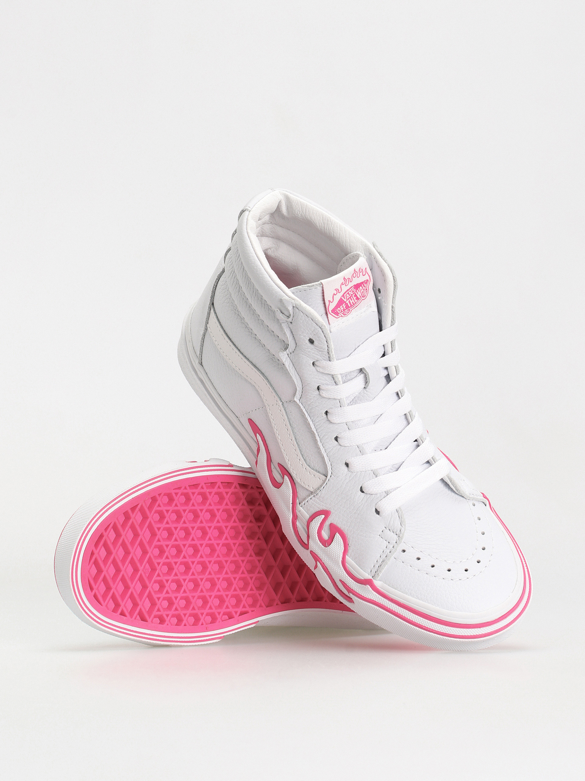 Buty Vans Sk8 Hi Flame (pop pink glo)