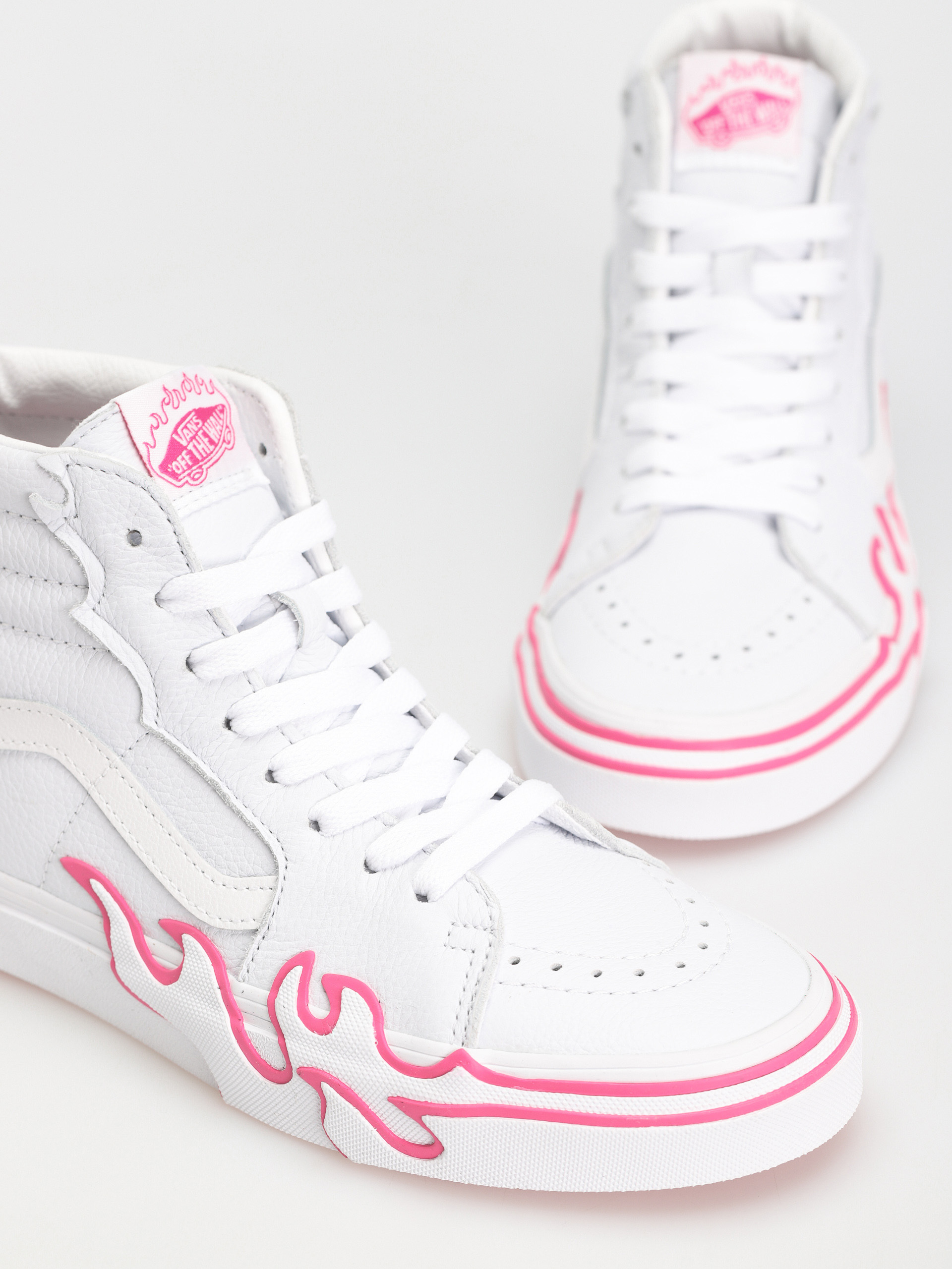 Buty Vans Sk8 Hi Flame (pop pink glo)