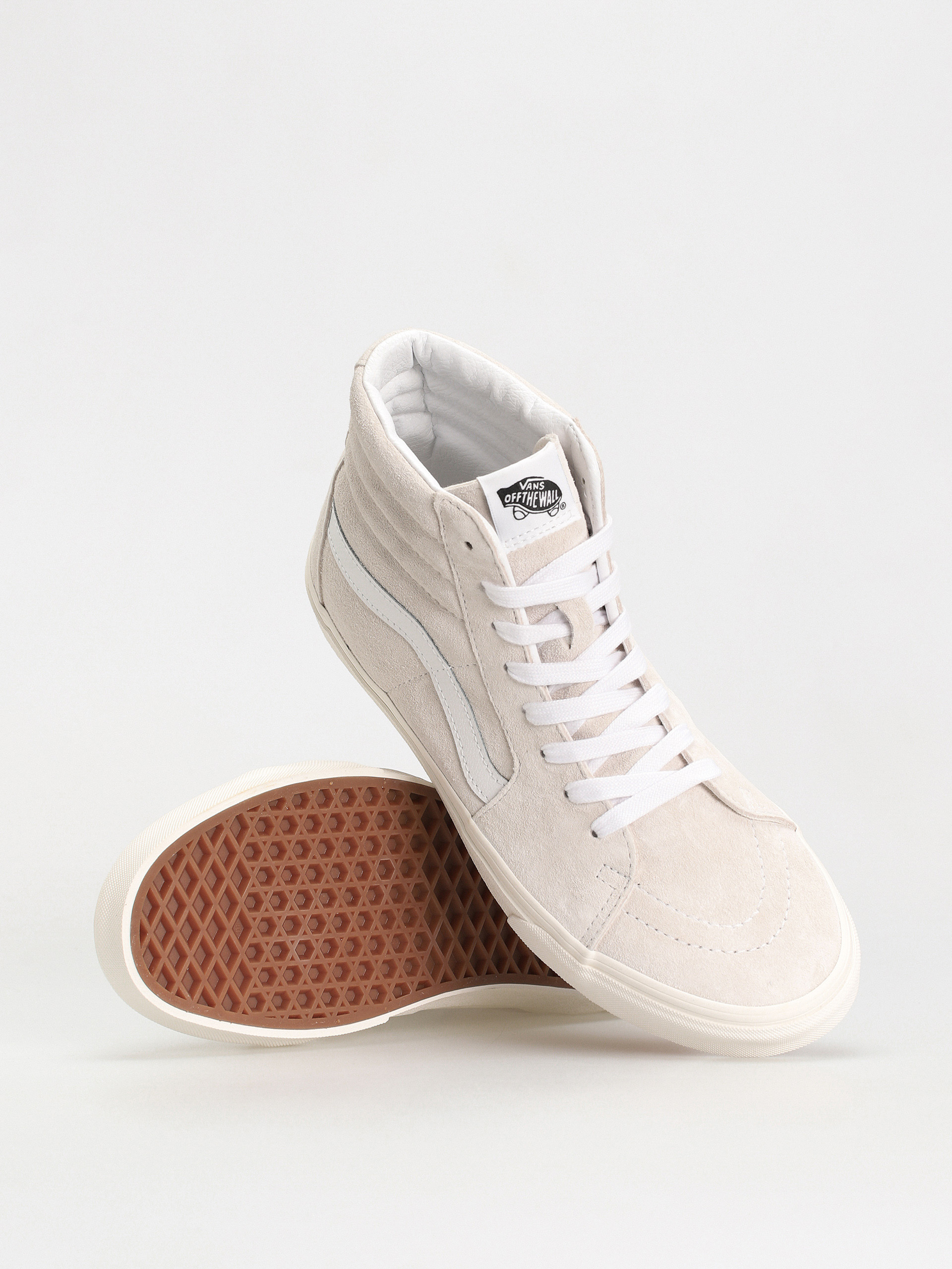 Buty Vans Sk8 Hi (pig suede blanc de blanc)