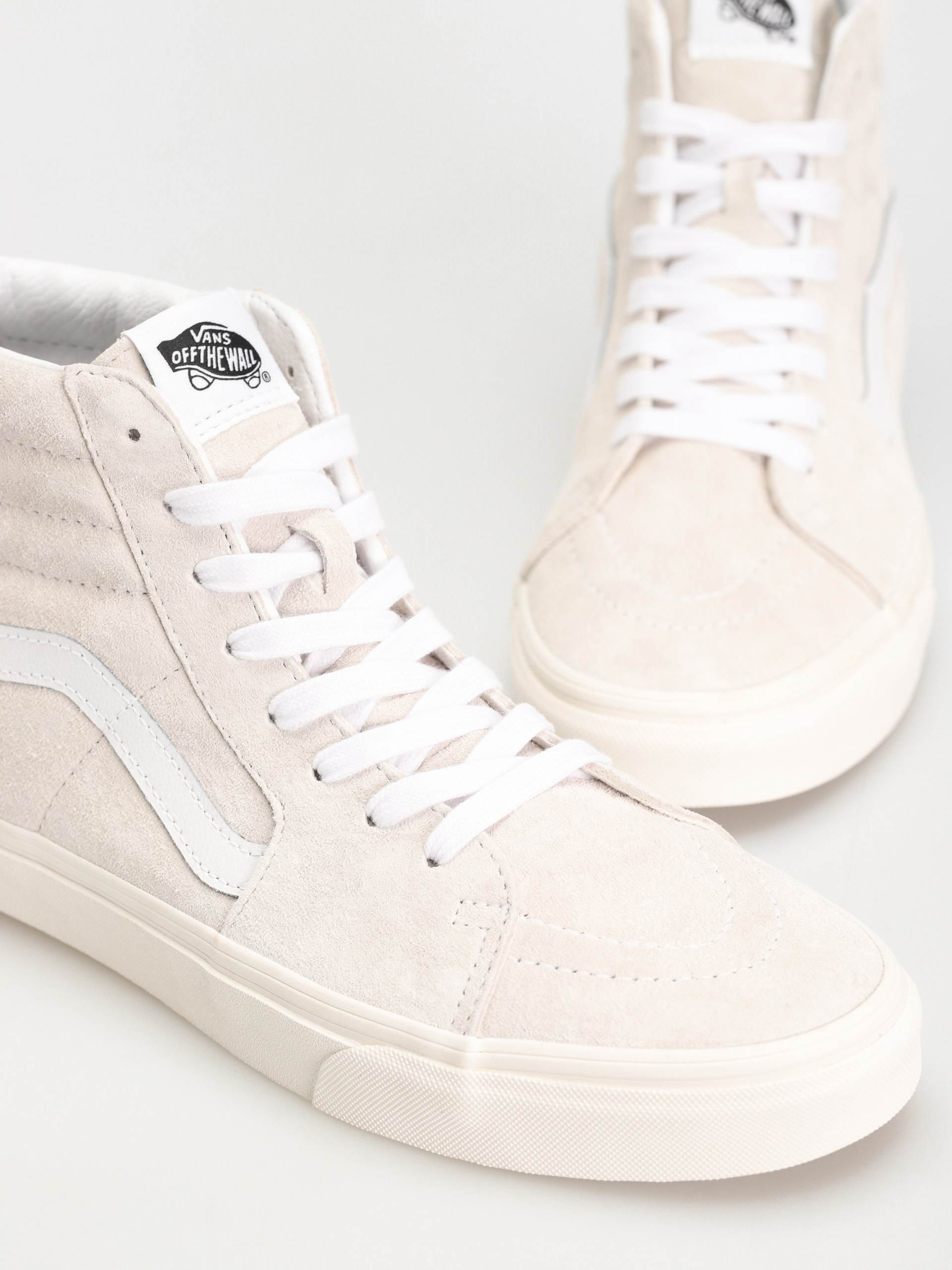 Buty Vans Sk8 Hi (pig suede blanc de blanc)