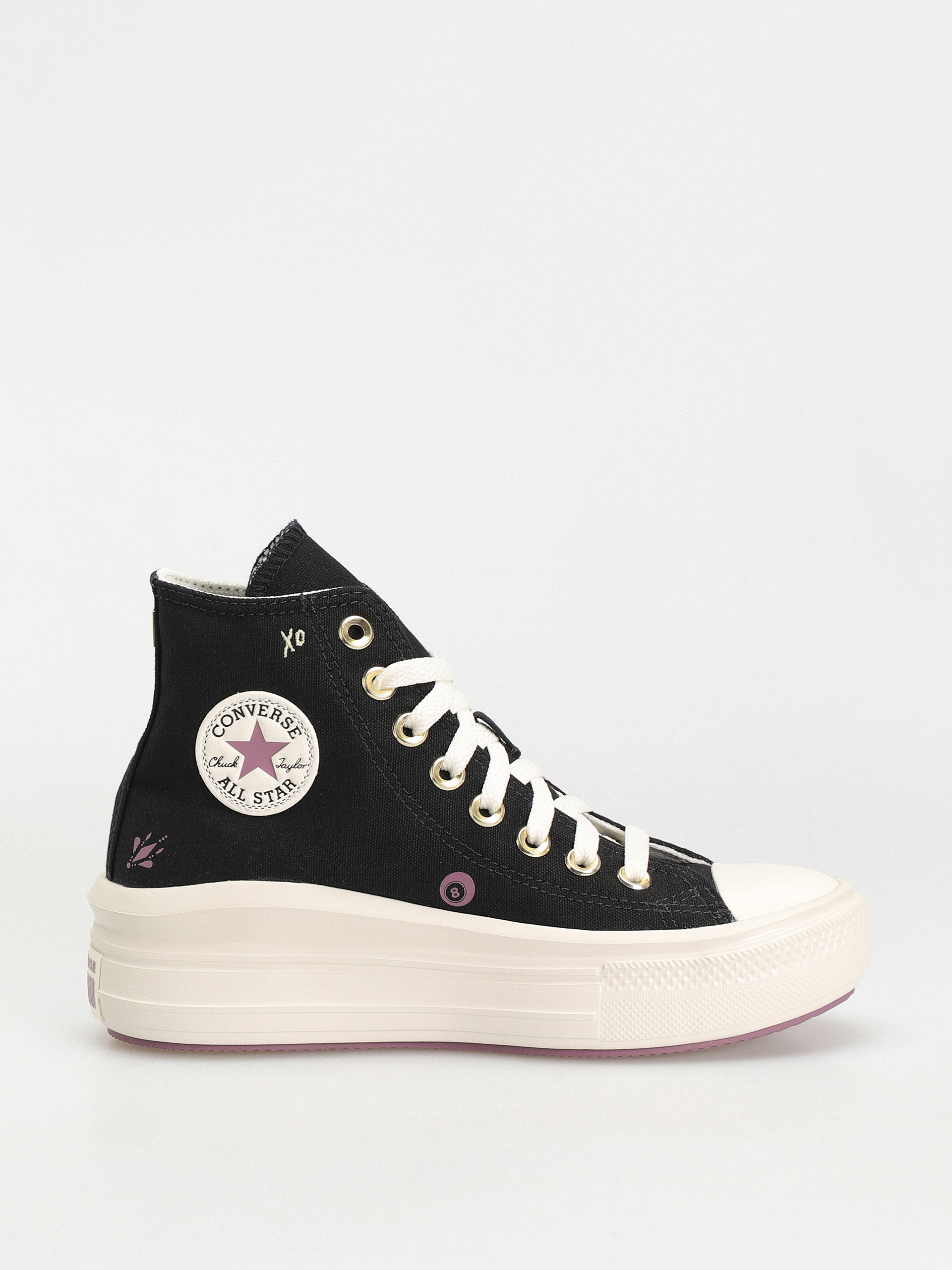 Buty Converse Chuck Taylor All Star Move Hi Wmn (black/dreamy dahlia/egret)