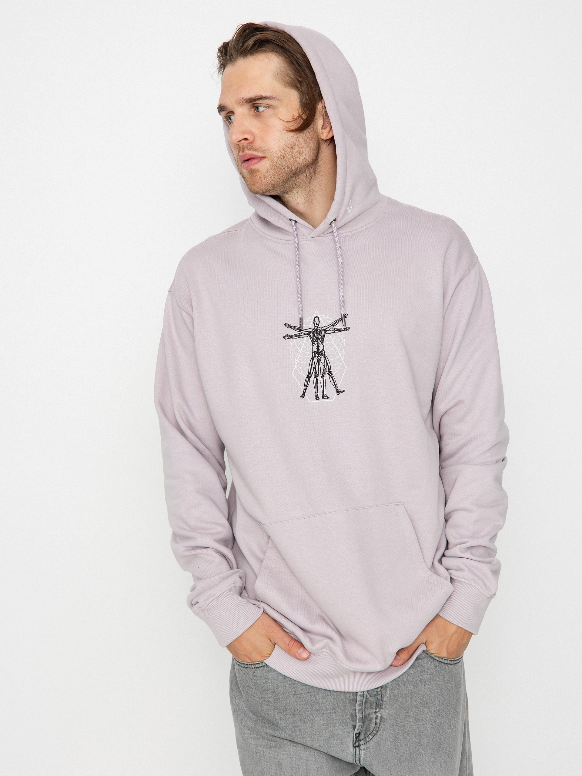 Bluza z kapturem Volcom Watanite HD (iris purple)