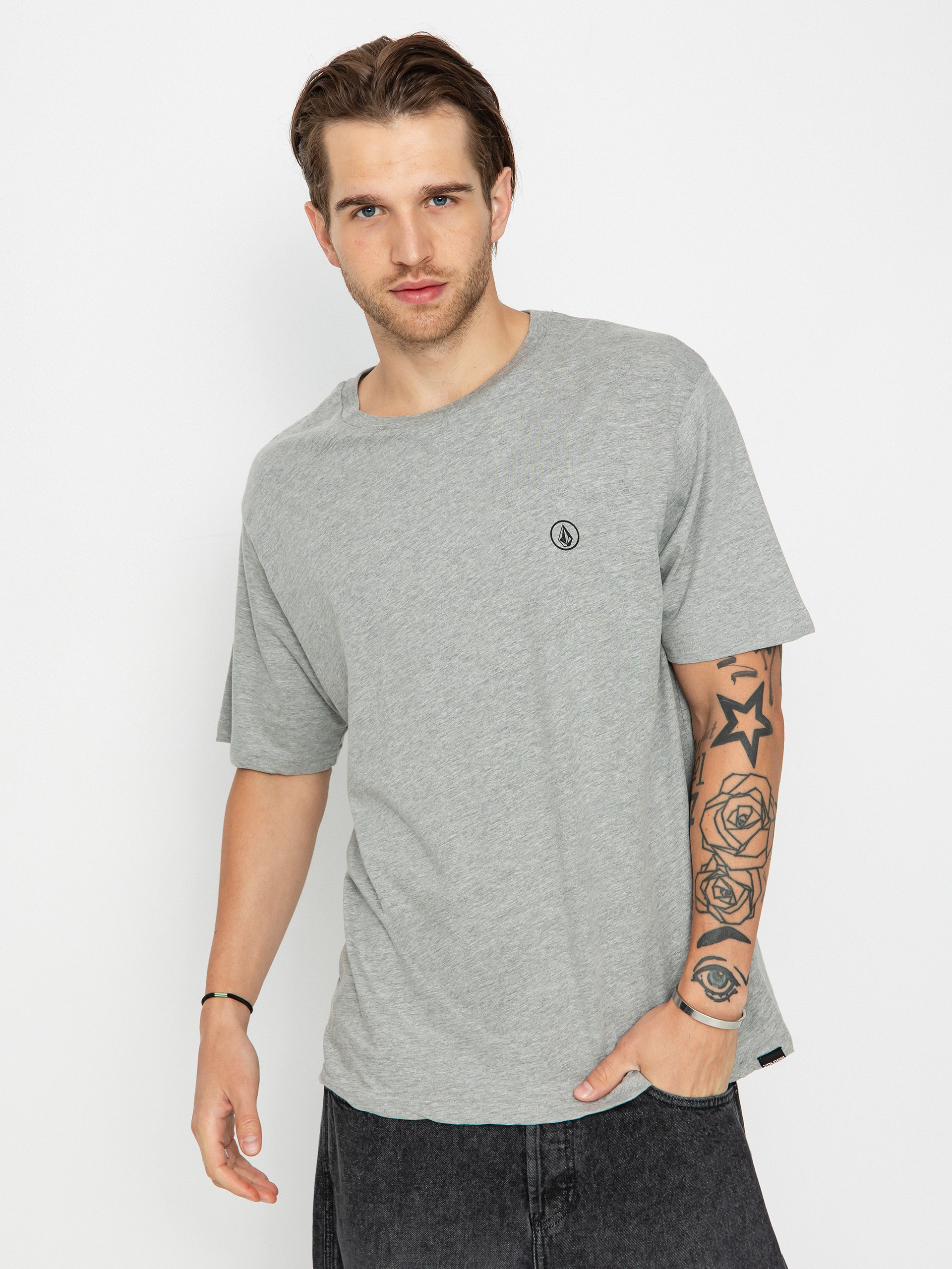 T-shirt Volcom Circle Blanks Hth (heather grey)