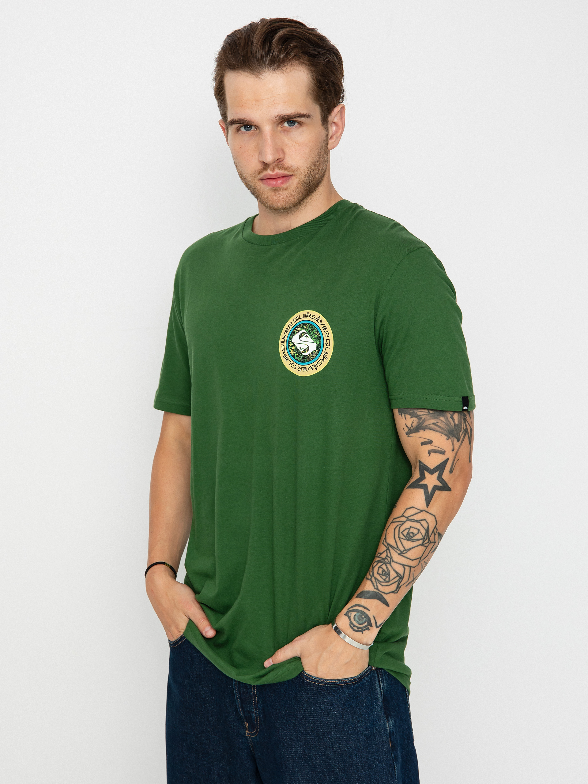 T-shirt Quiksilver Omni Circle (greener pastures)