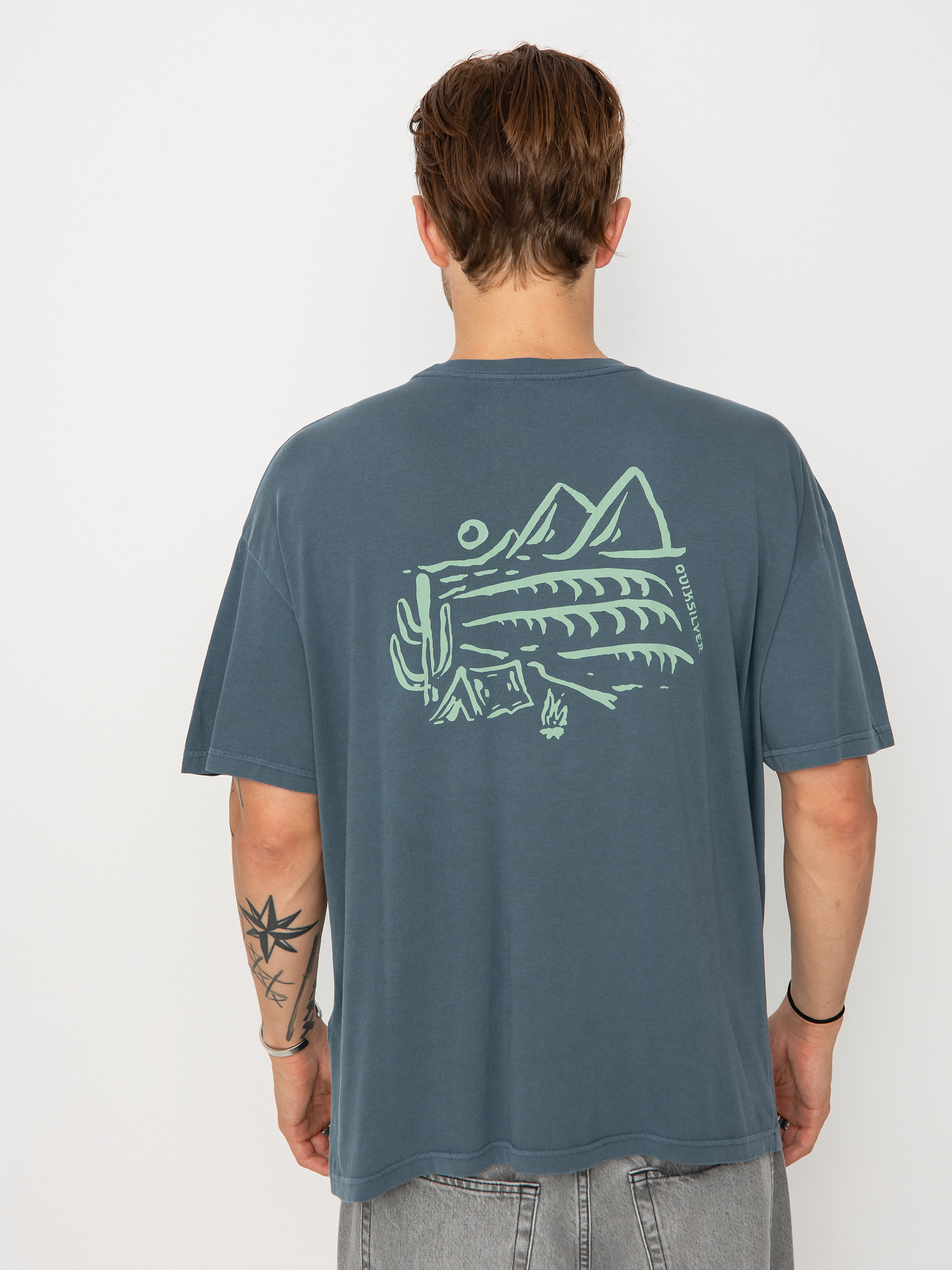 T-shirt Quiksilver Silver Lining (dark slate)