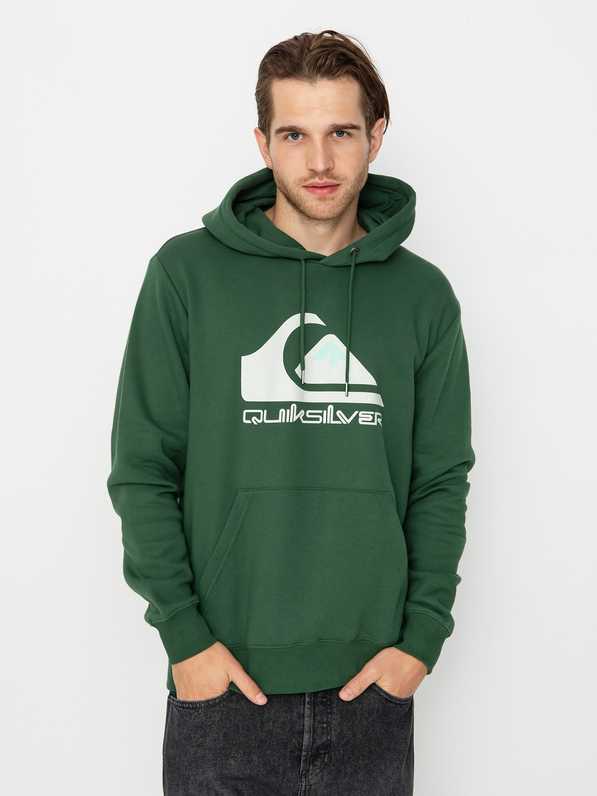 Bluza z kapturem Quiksilver Big Logo HD (greener pastures)