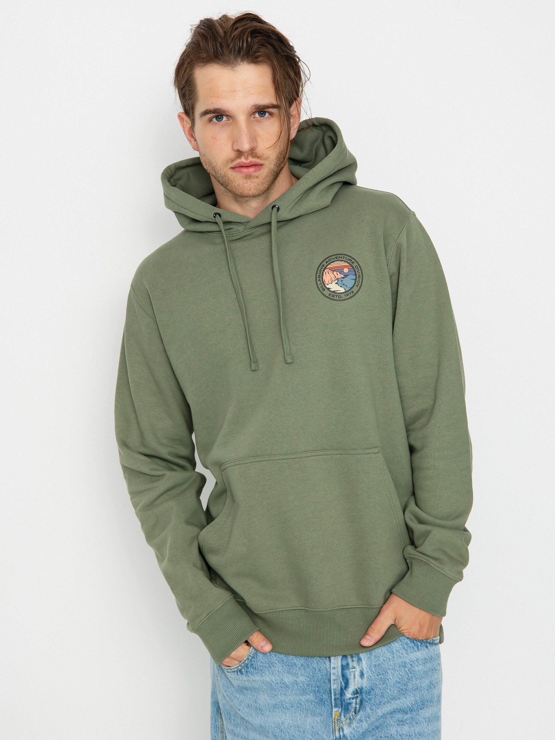 Bluza z kapturem Billabong Rockies HD (sage)