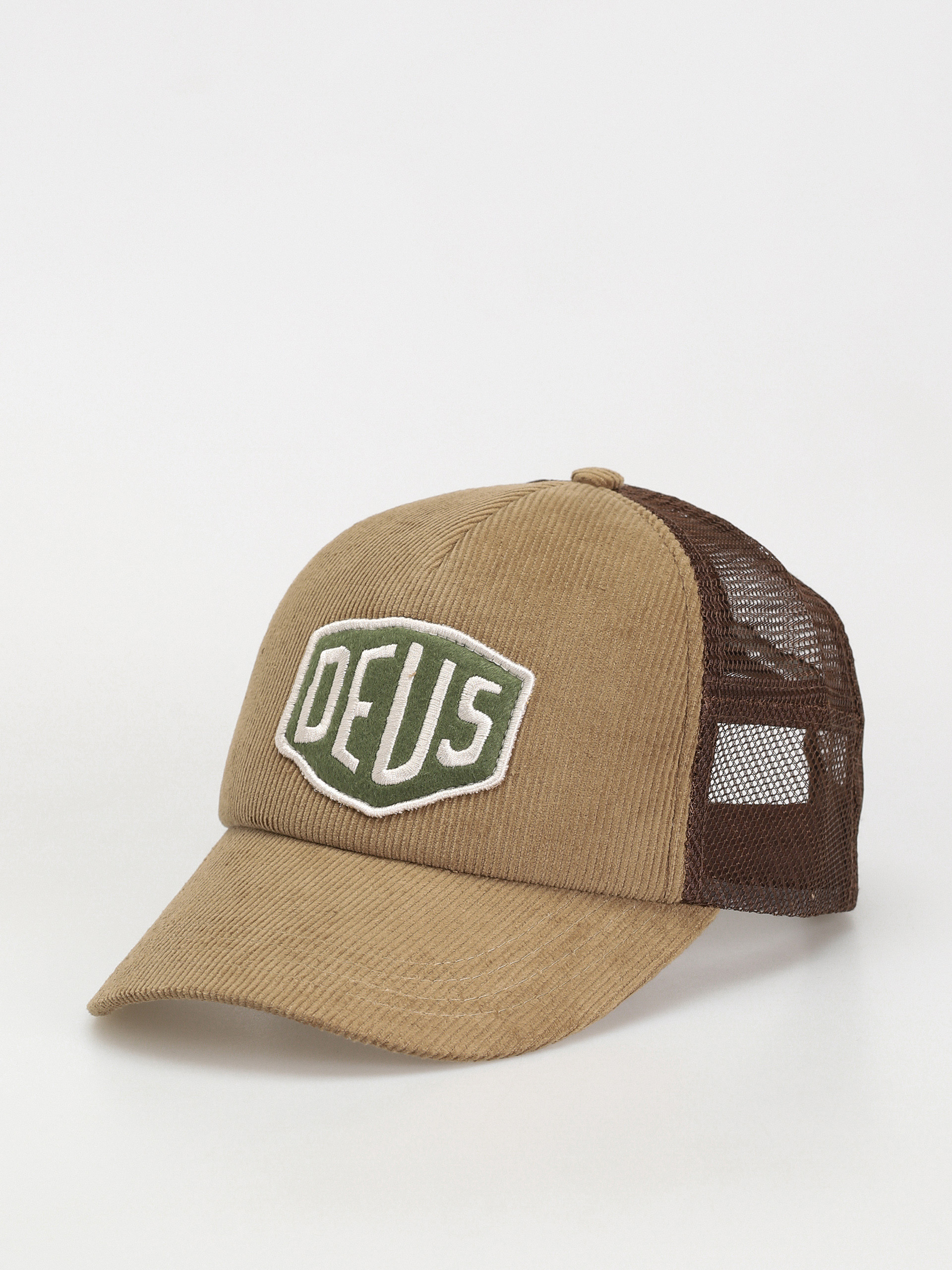Czapka z daszkiem Deus Ex Machina Shield Cord Trucker (tobacco)