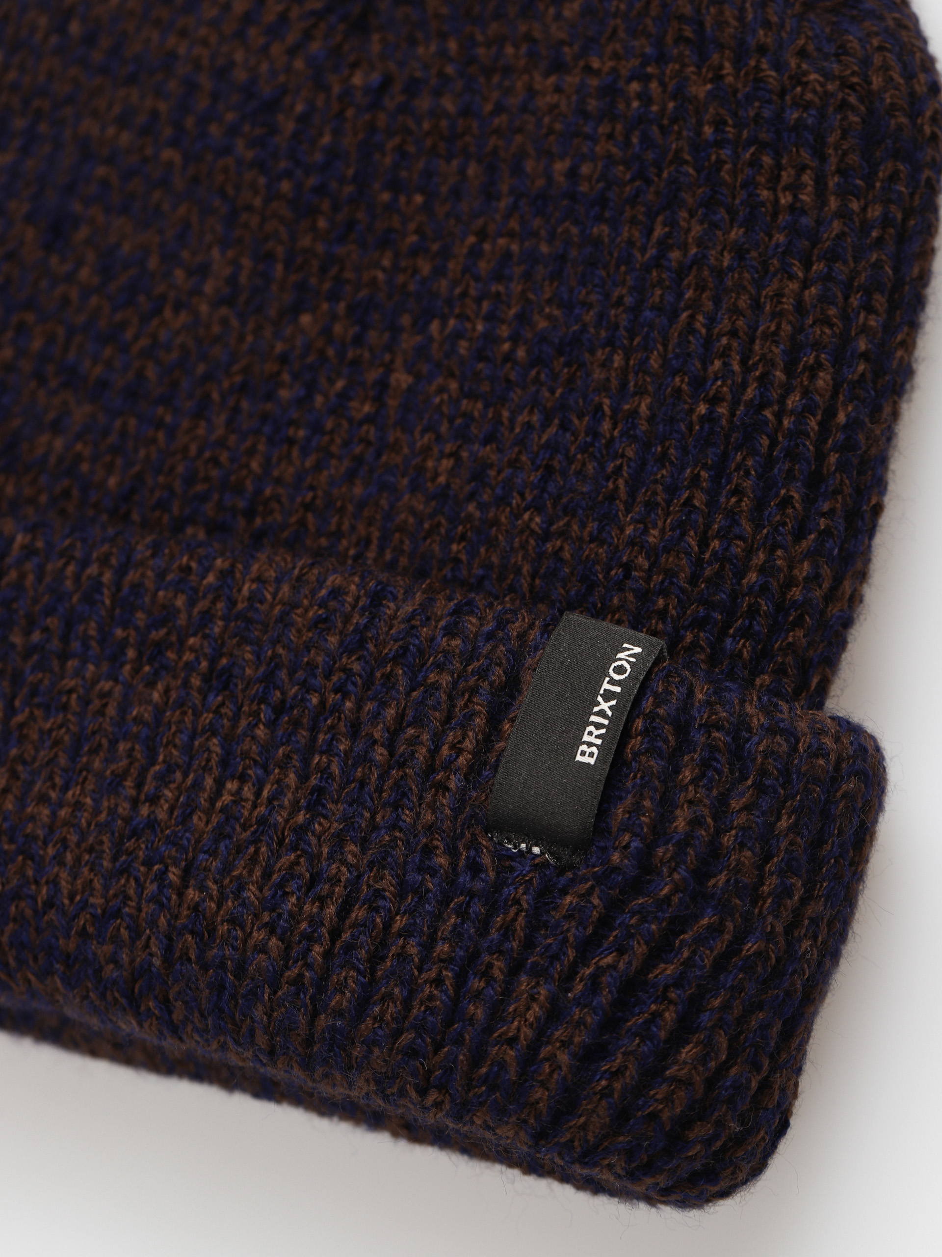 Czapka zimowa Brixton Heist Chunky Beanie (brown/navy marl)