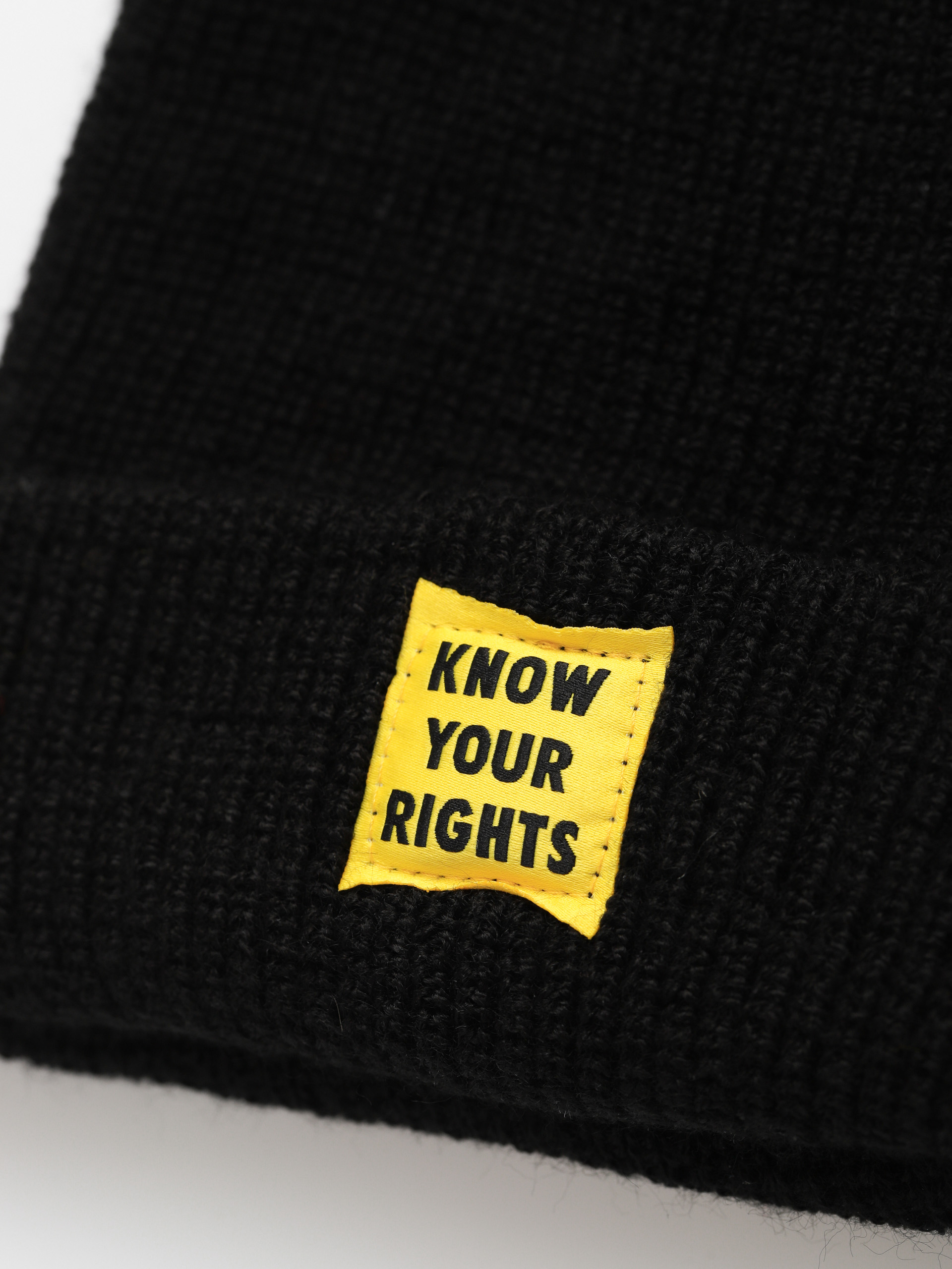 Czapka zimowa Brixton Know Your Rights Beanie (black)