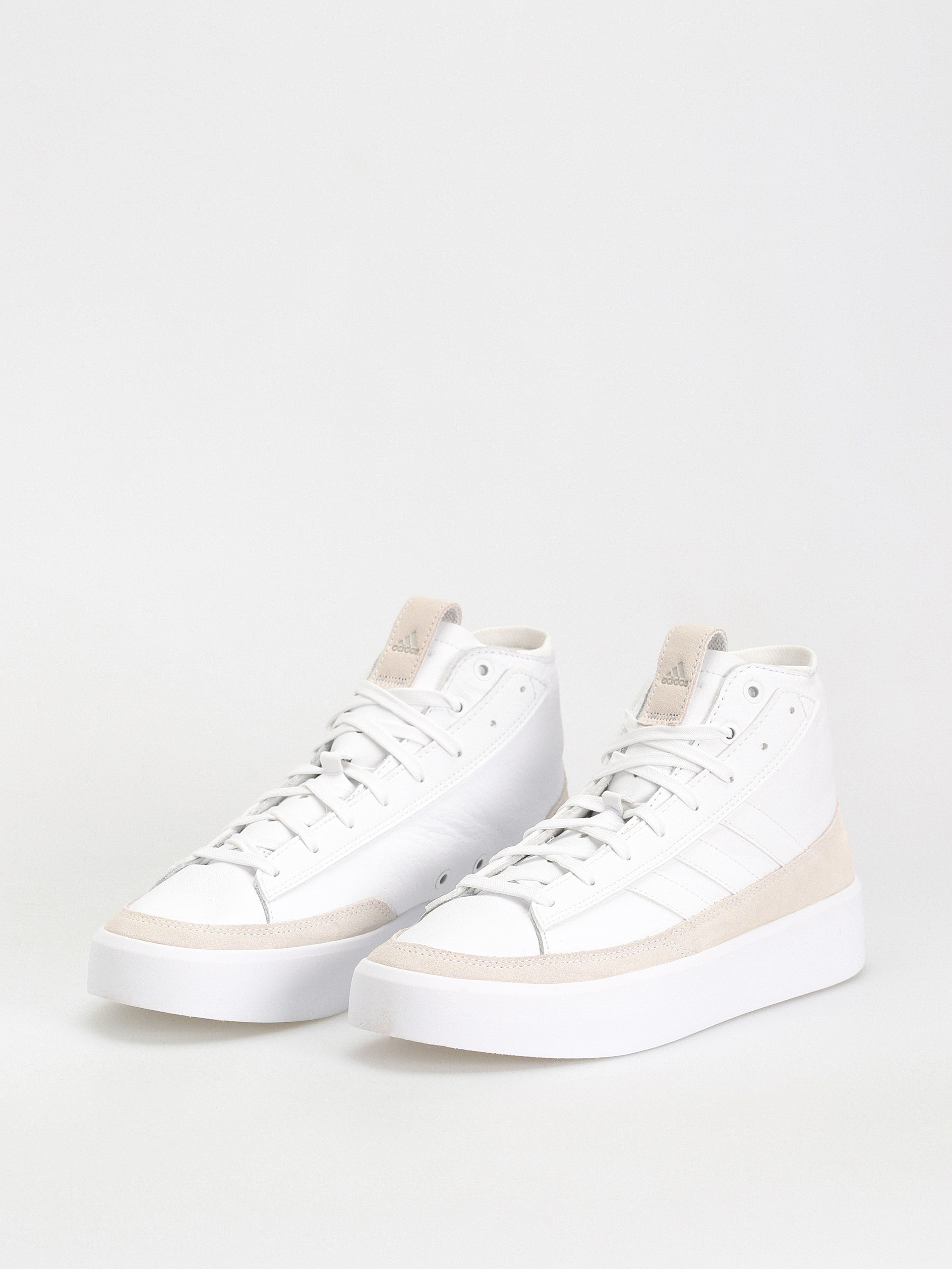 HN✨✨ Buty adidas Znsored Hi Prem Leather - biały (ftwwht/ftwwht